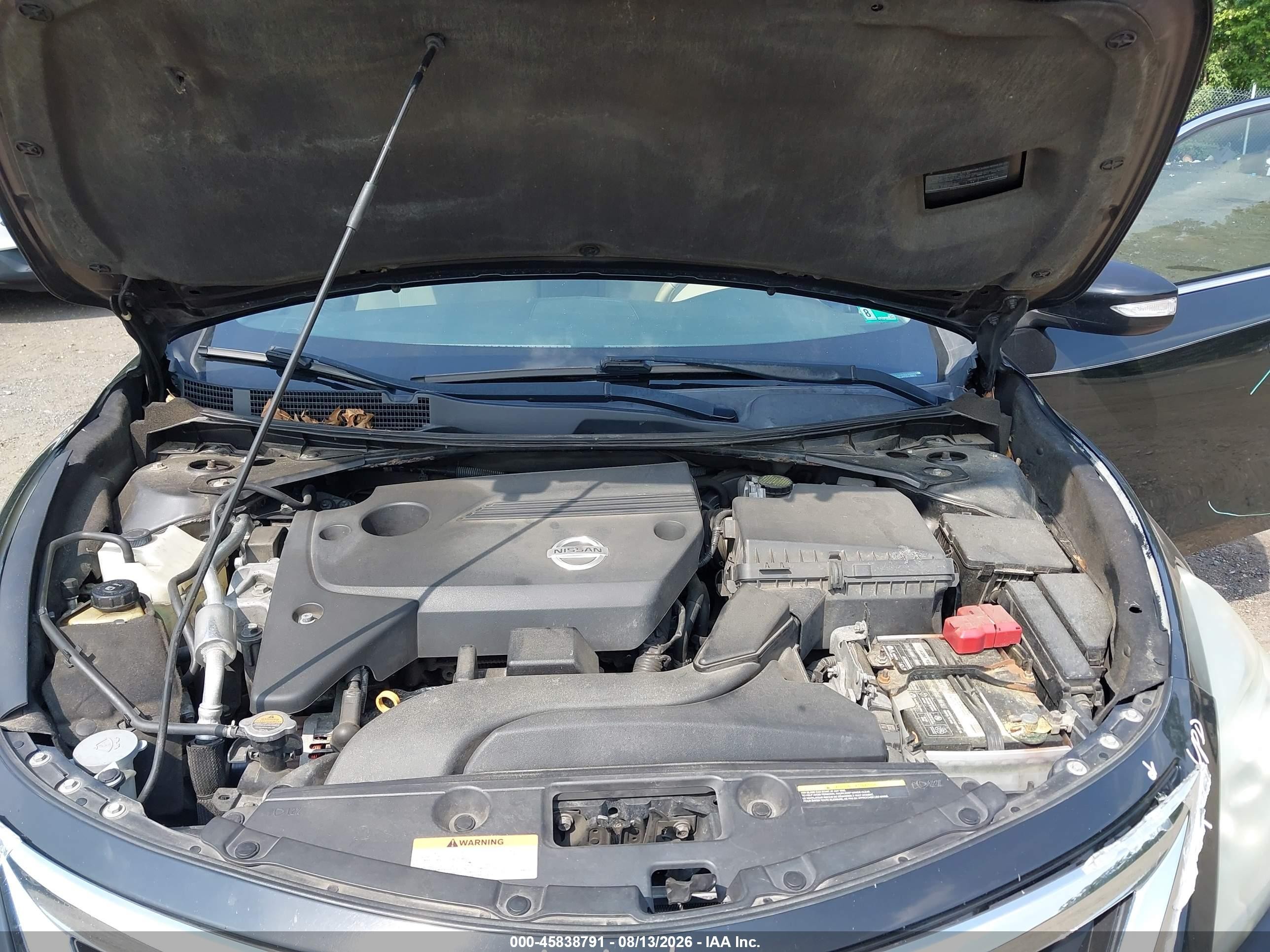 2013 Nissan Altima 2.5 Sv Black vin: 1N4AL3AP0DC288816