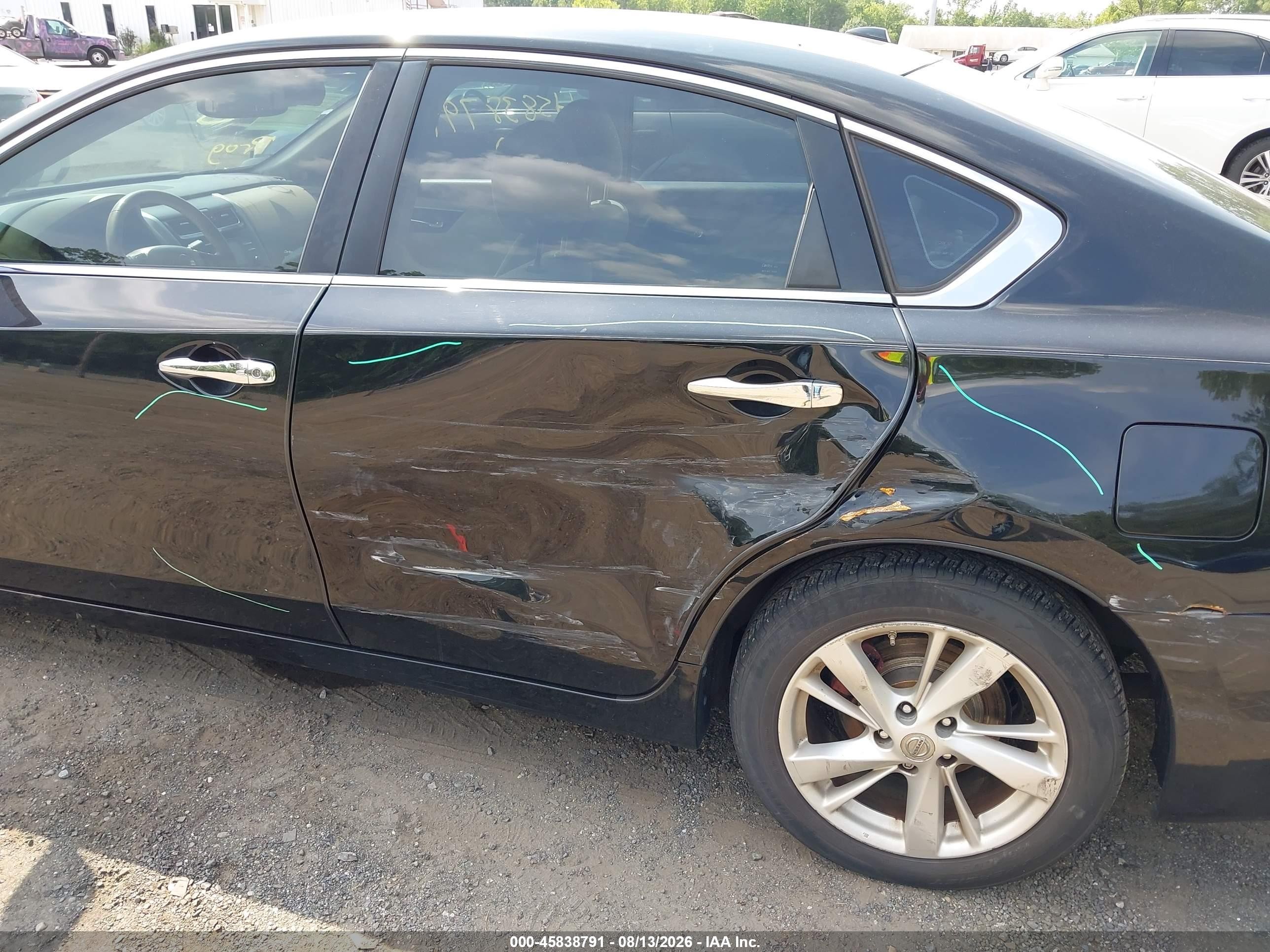 2013 Nissan Altima 2.5 Sv Black vin: 1N4AL3AP0DC288816