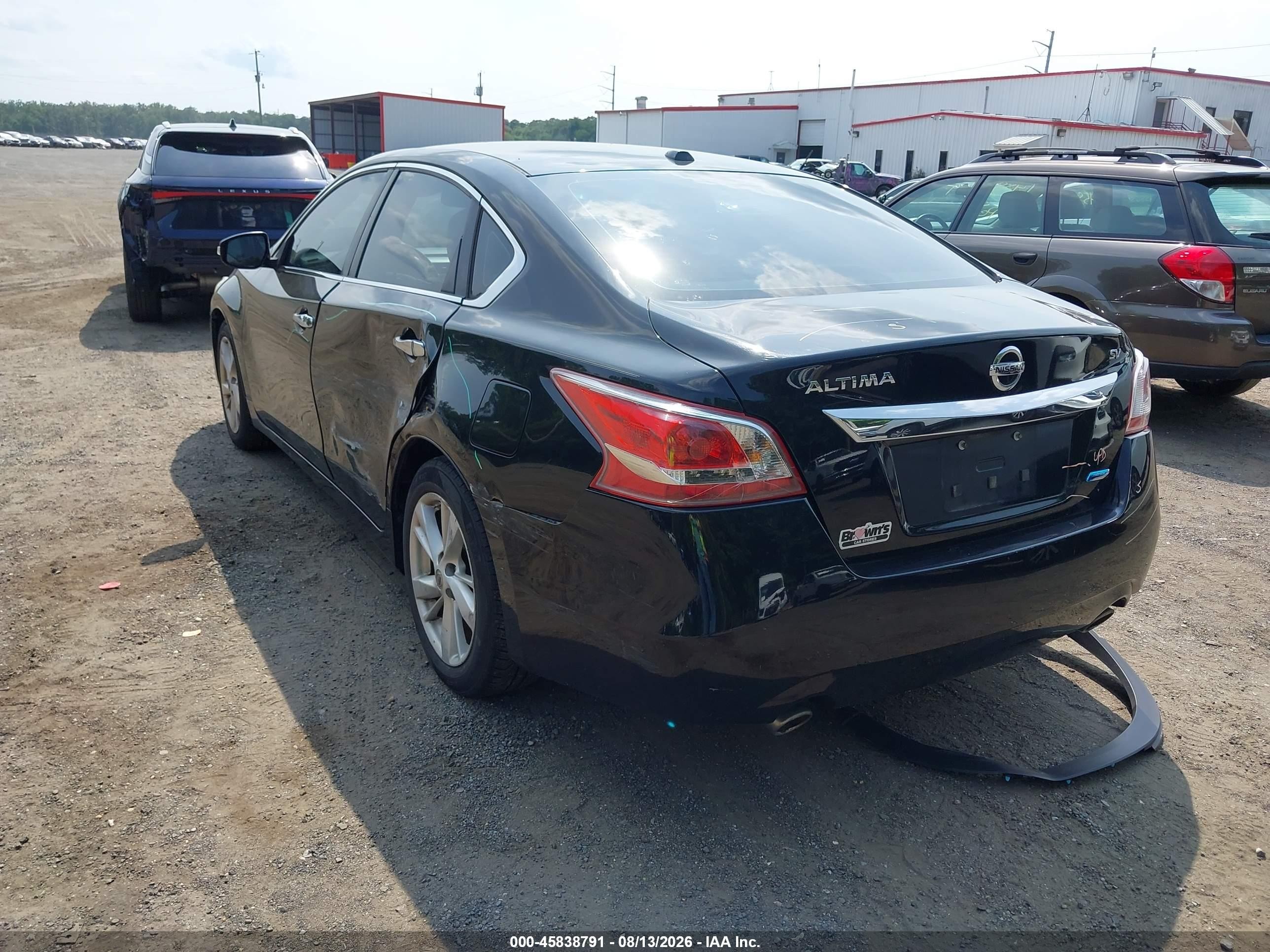 2013 Nissan Altima 2.5 Sv Black vin: 1N4AL3AP0DC288816