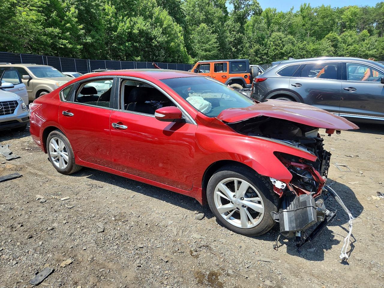 2013 Nissan Altima 2.5 Sl Red vin: 1N4AL3AP0DC918351
