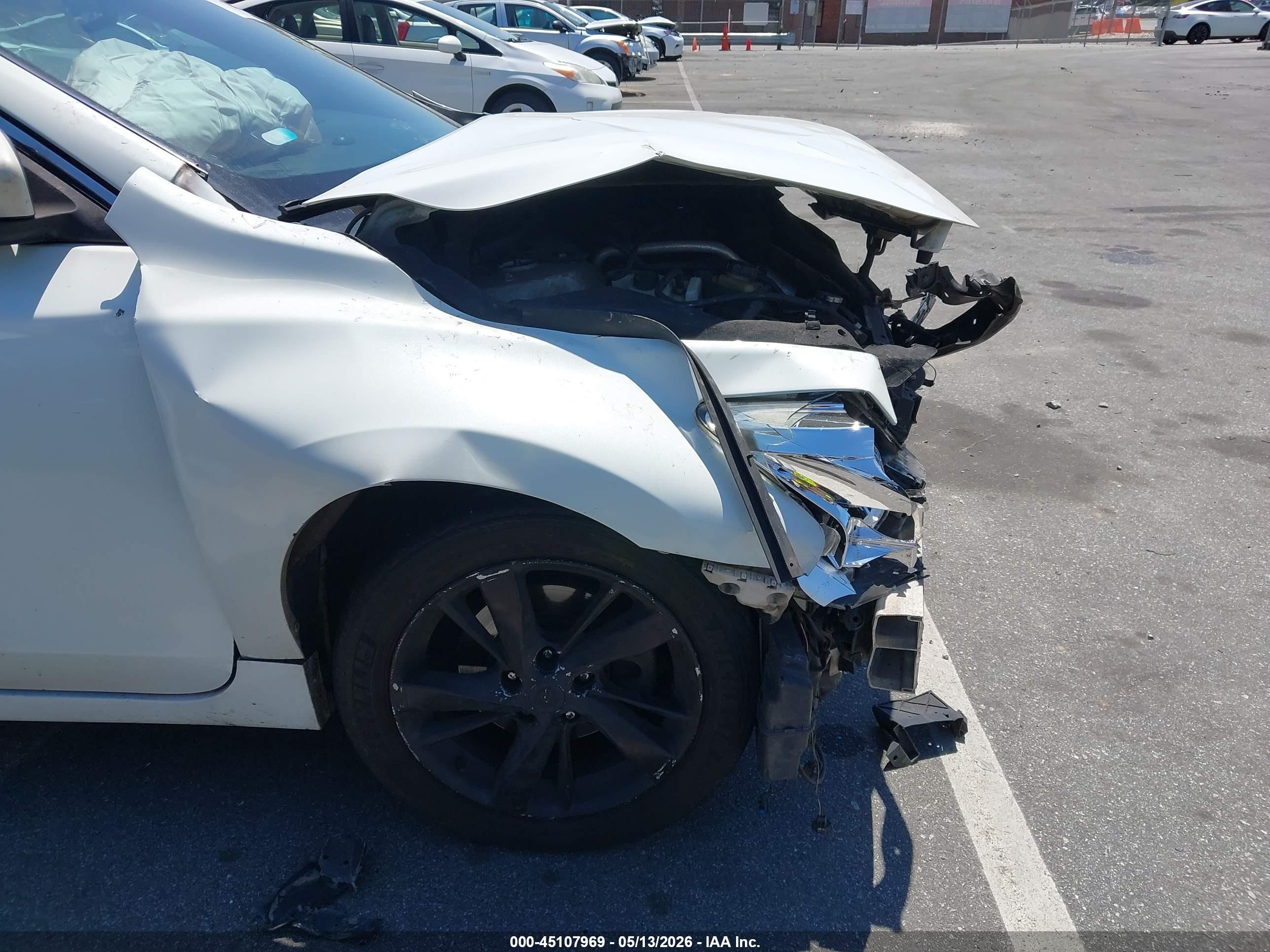 2013 Nissan Altima 2.5 Sl White vin: 1N4AL3AP0DN401426
