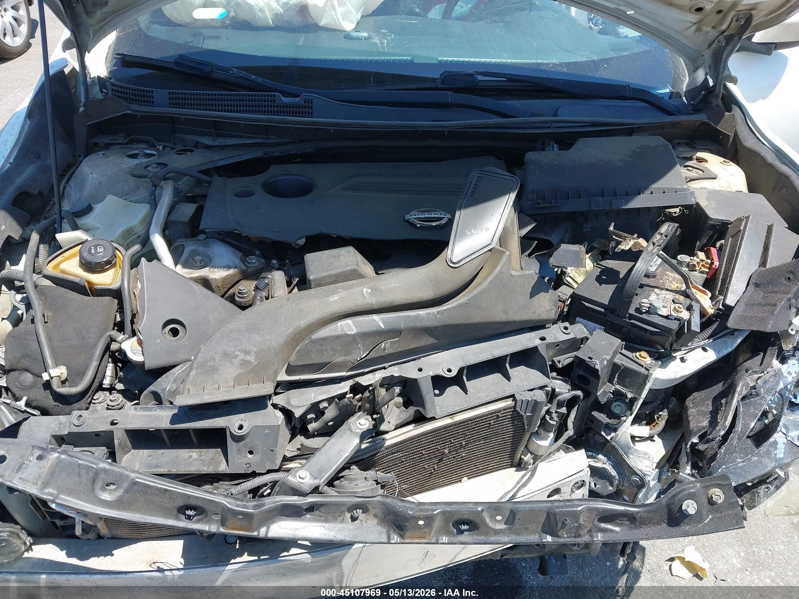 2013 Nissan Altima 2.5 Sl White vin: 1N4AL3AP0DN401426