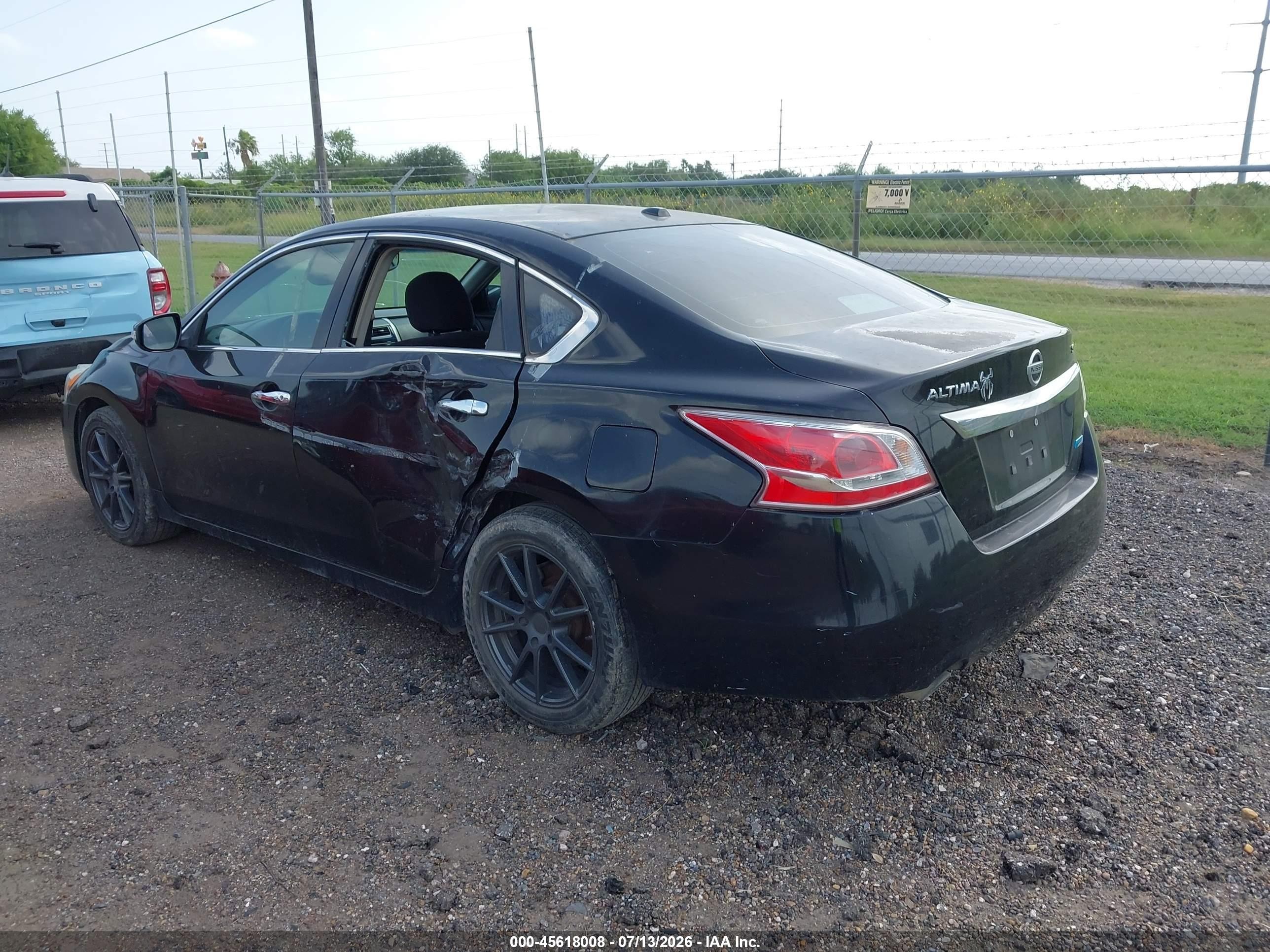 2013 Nissan Altima 2.5 Sv Black vin: 1N4AL3AP0DN409235