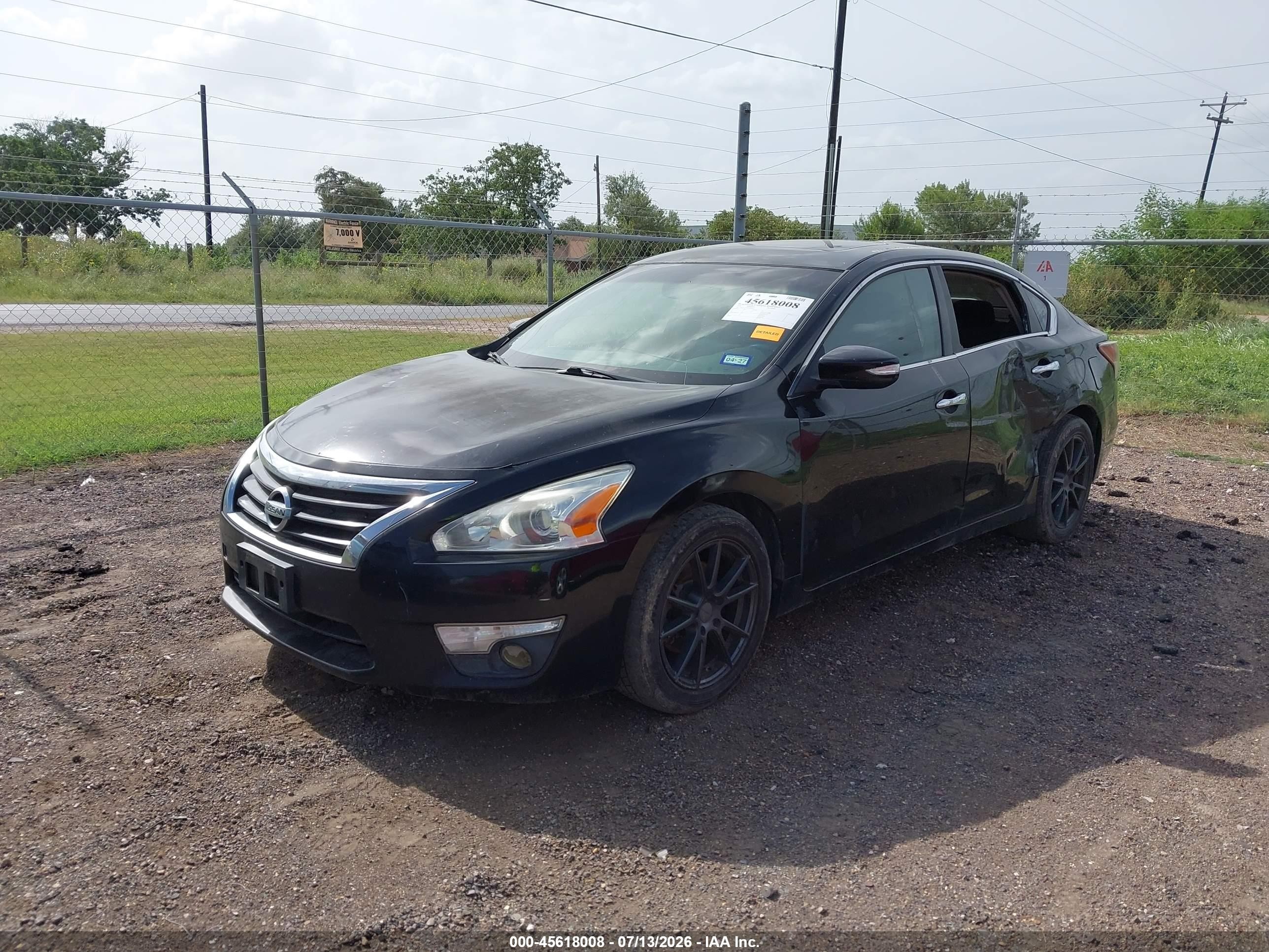 2013 Nissan Altima 2.5 Sv Black vin: 1N4AL3AP0DN409235