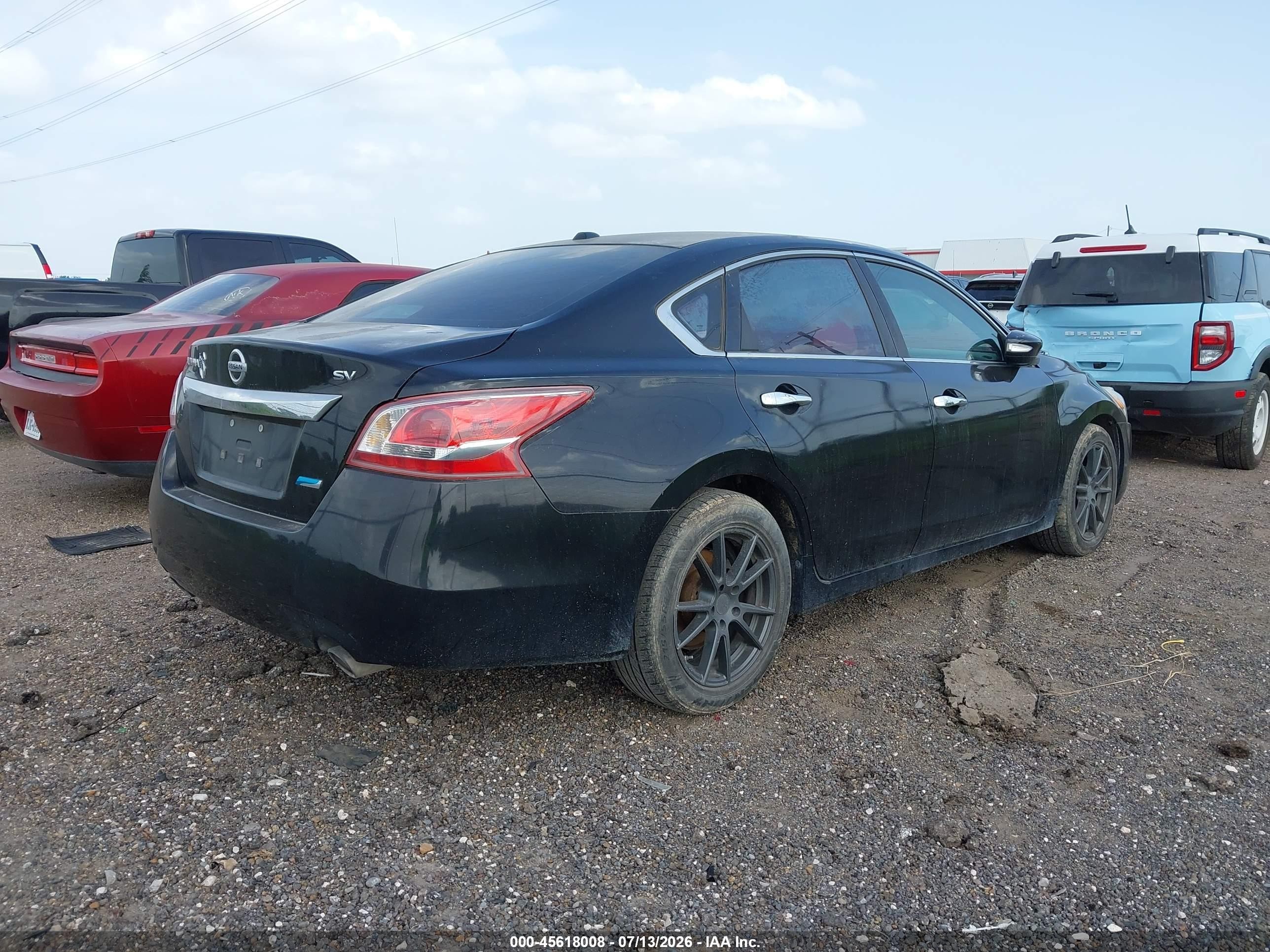 2013 Nissan Altima 2.5 Sv Black vin: 1N4AL3AP0DN409235