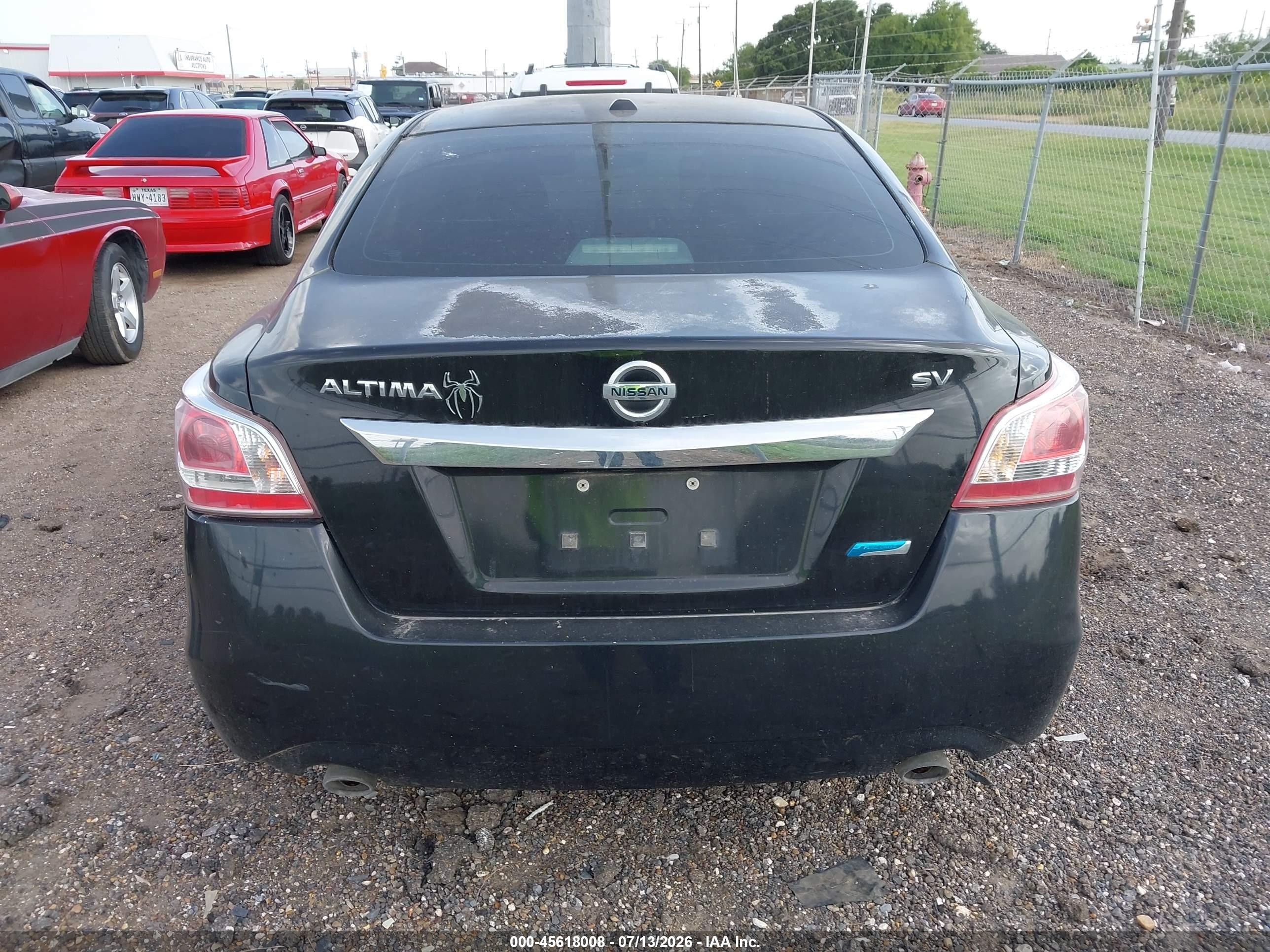 2013 Nissan Altima 2.5 Sv Black vin: 1N4AL3AP0DN409235