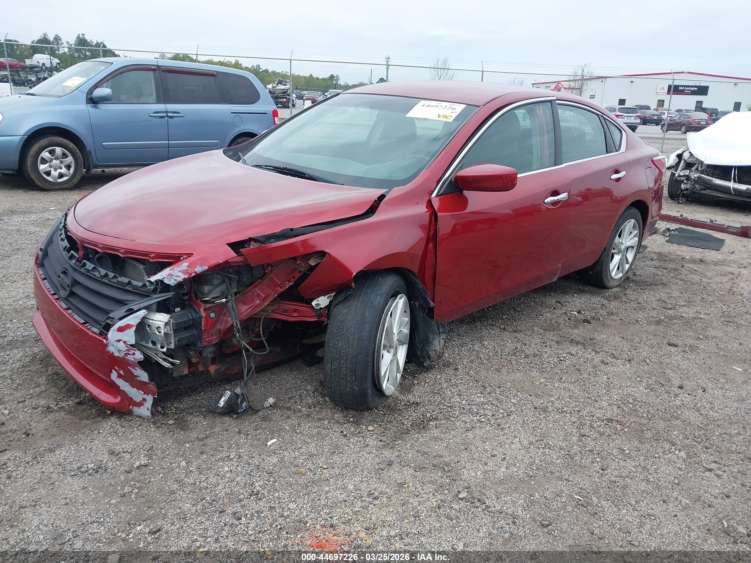 2013 Nissan Altima 2.5 Sv Red vin: 1N4AL3AP0DN415410