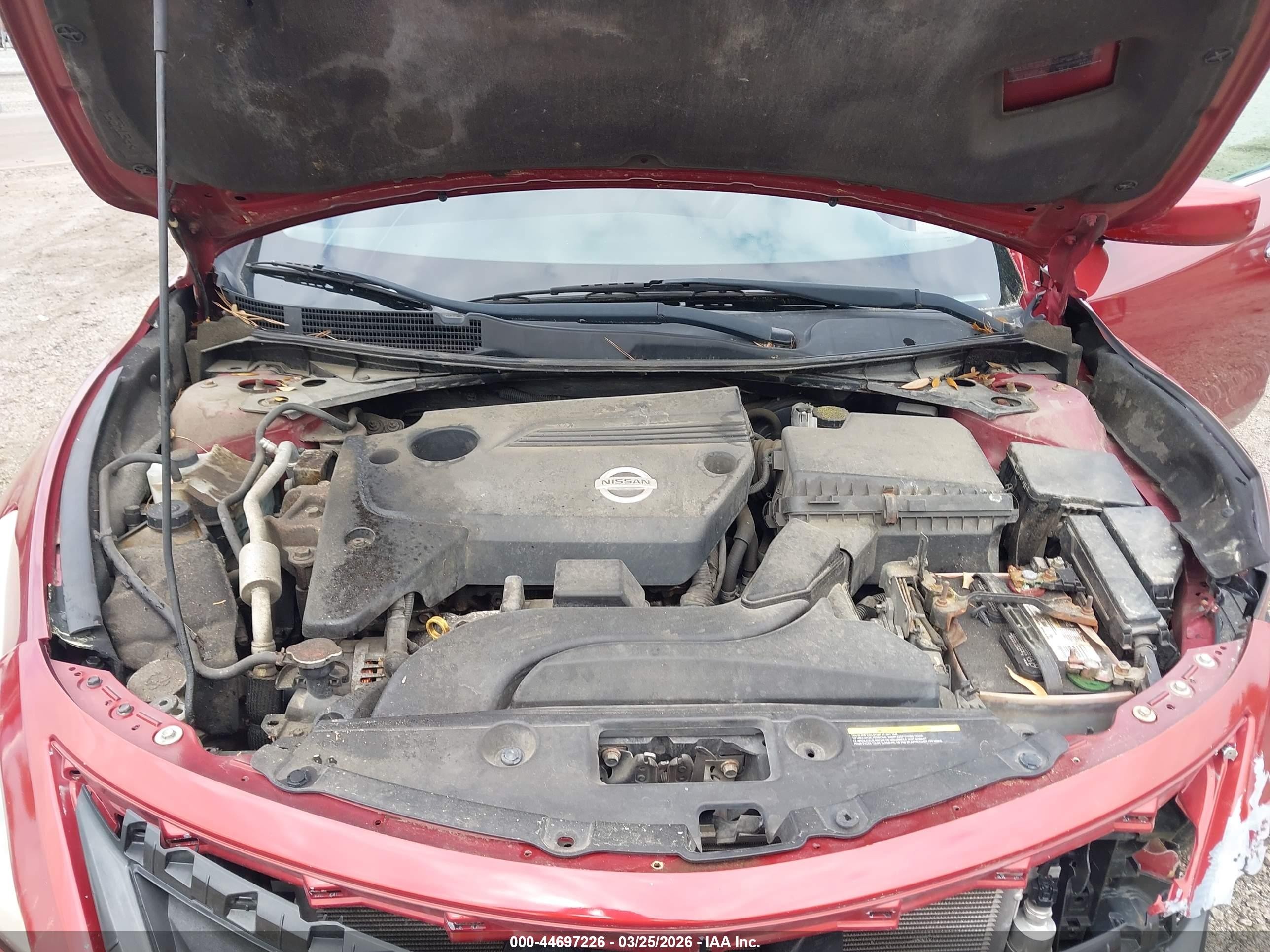 2013 Nissan Altima 2.5 Sv Red vin: 1N4AL3AP0DN415410