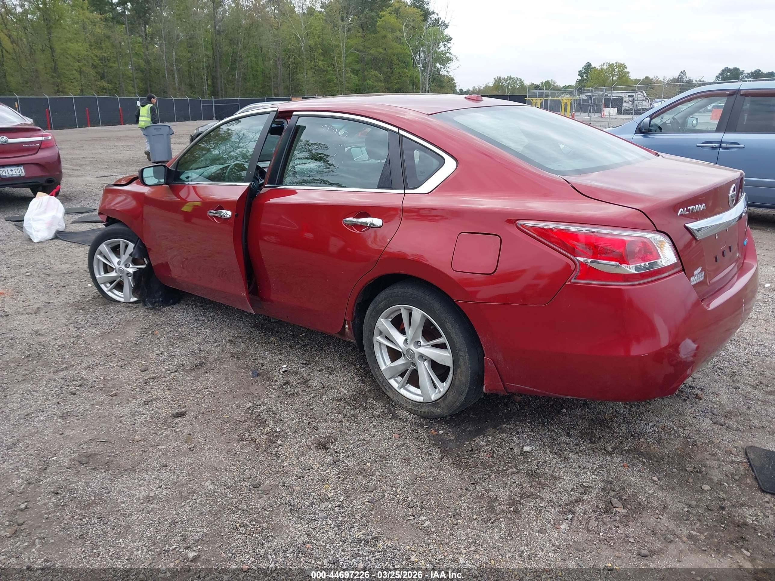 2013 Nissan Altima 2.5 Sv Red vin: 1N4AL3AP0DN415410