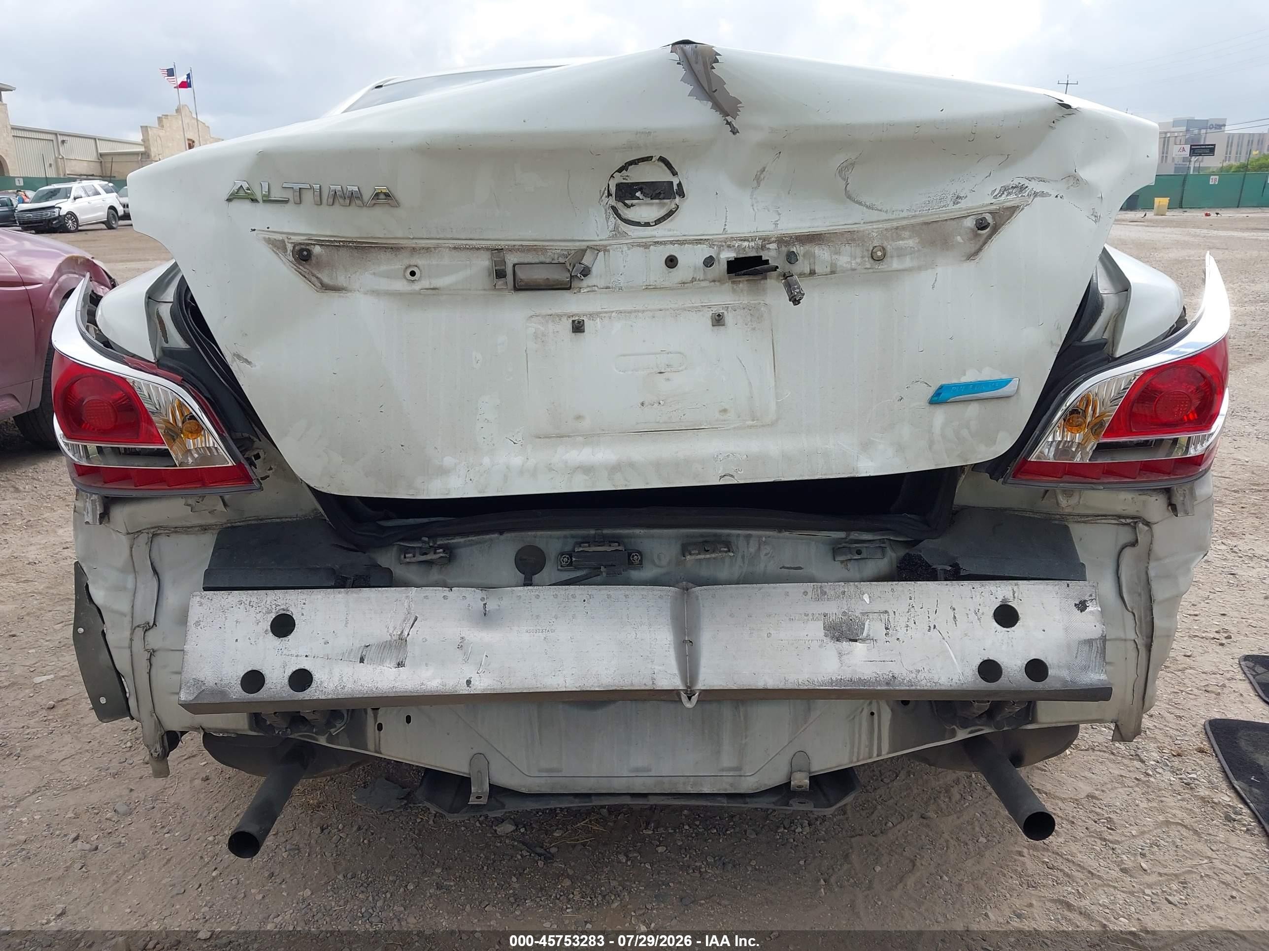 2013 Nissan Altima 2.5 White vin: 1N4AL3AP0DN424754