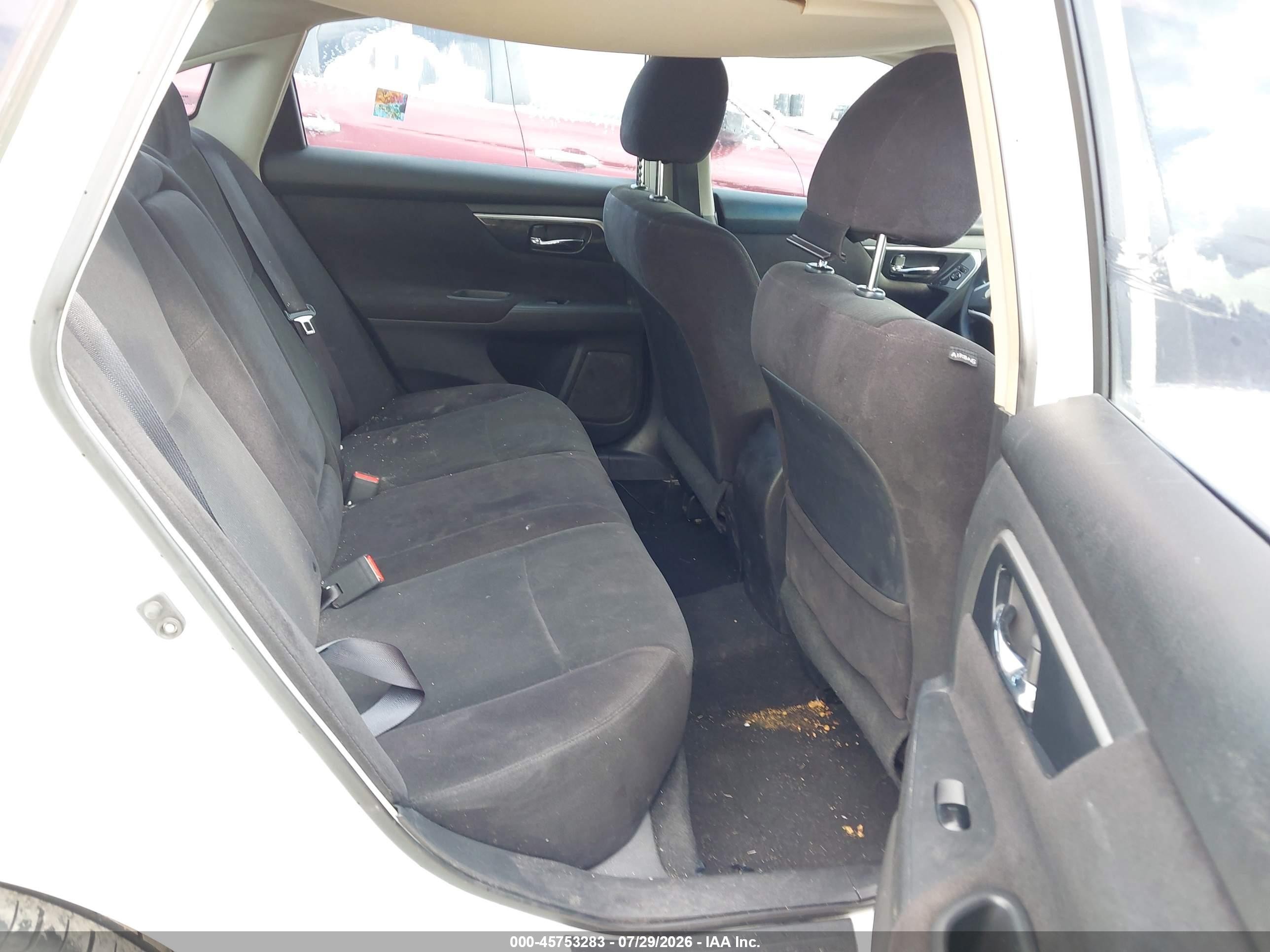 2013 Nissan Altima 2.5 White vin: 1N4AL3AP0DN424754