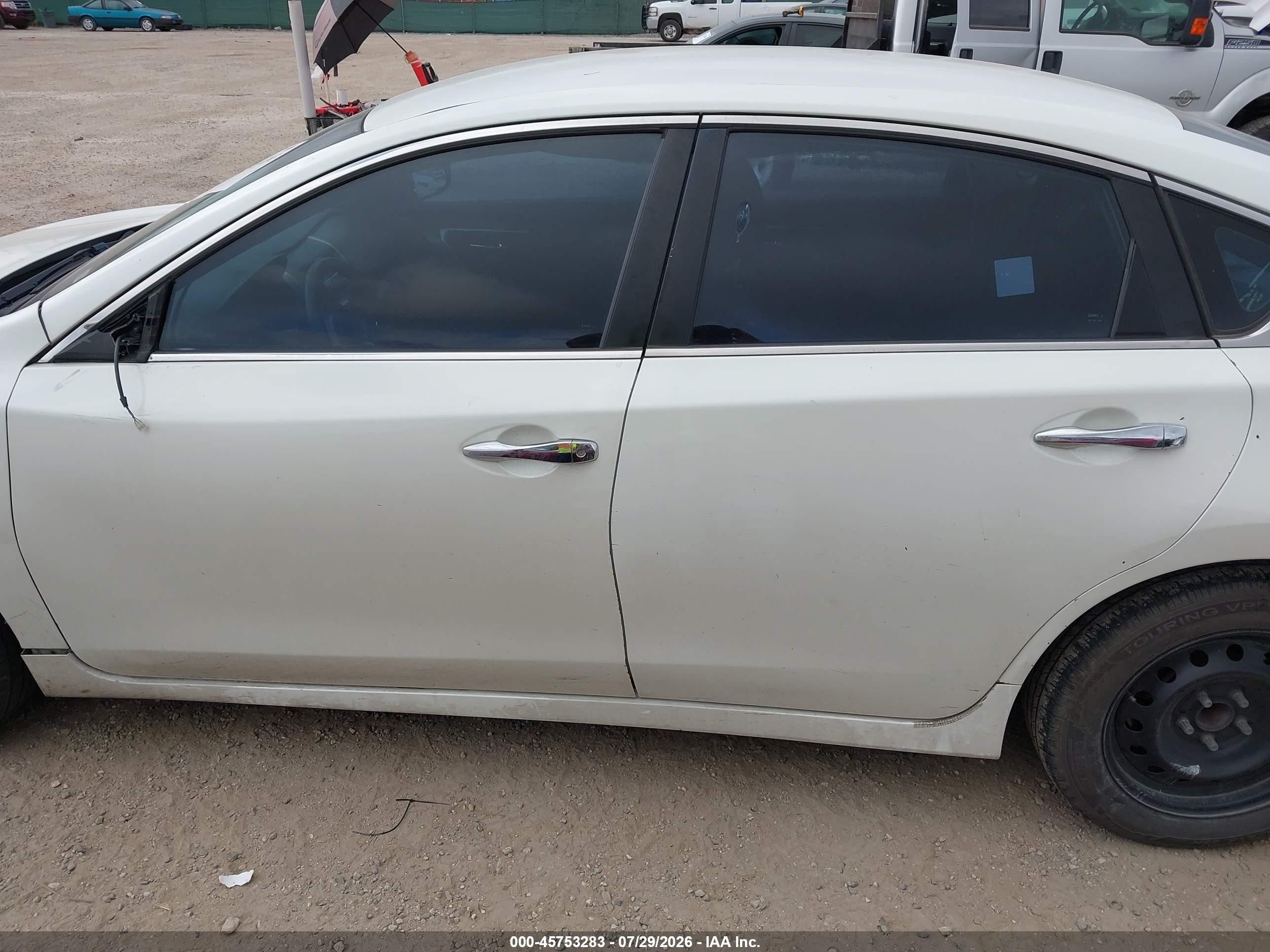 2013 Nissan Altima 2.5 White vin: 1N4AL3AP0DN424754