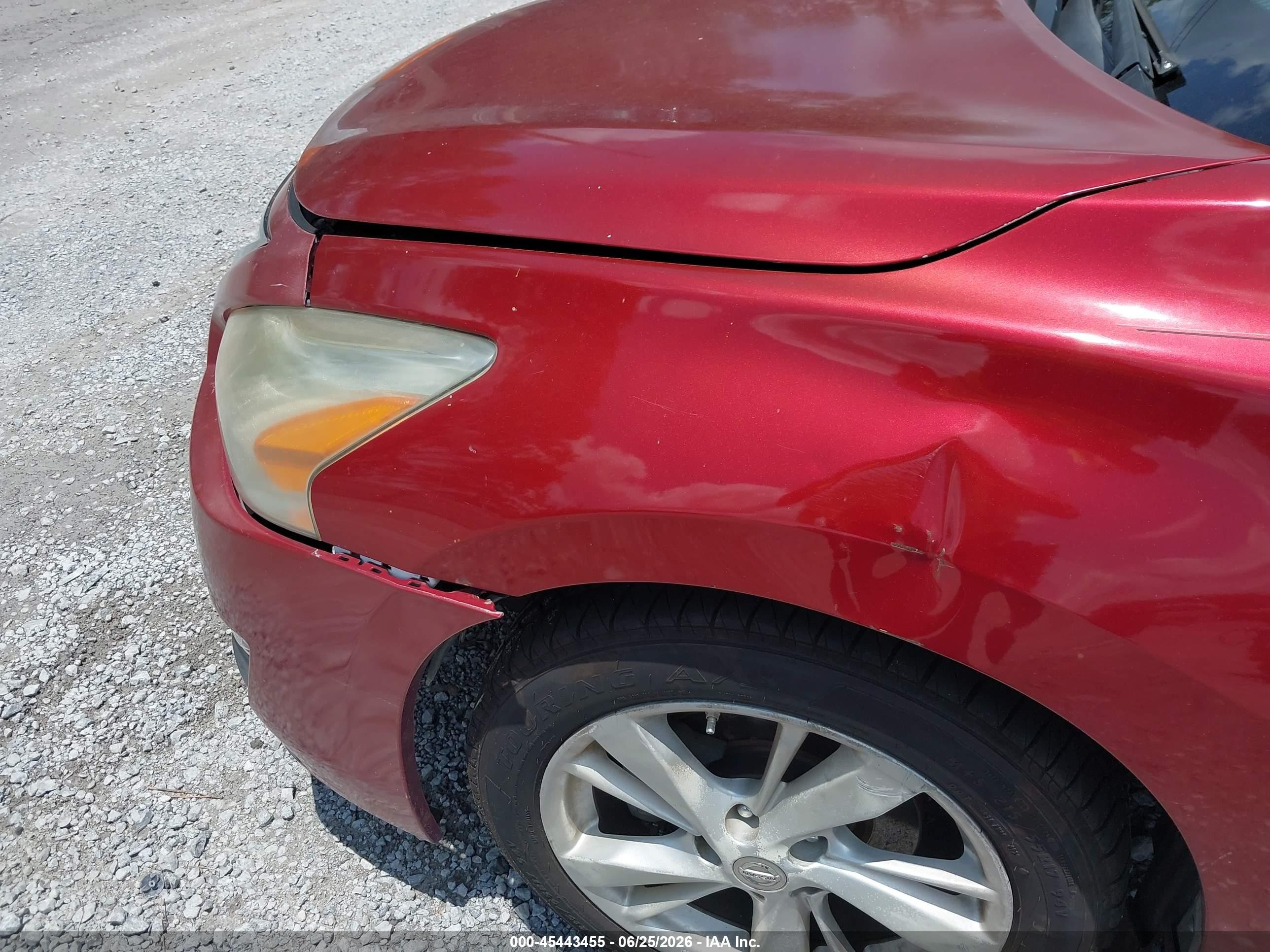2013 Nissan Altima 2.5 Sl Red vin: 1N4AL3AP0DN430604