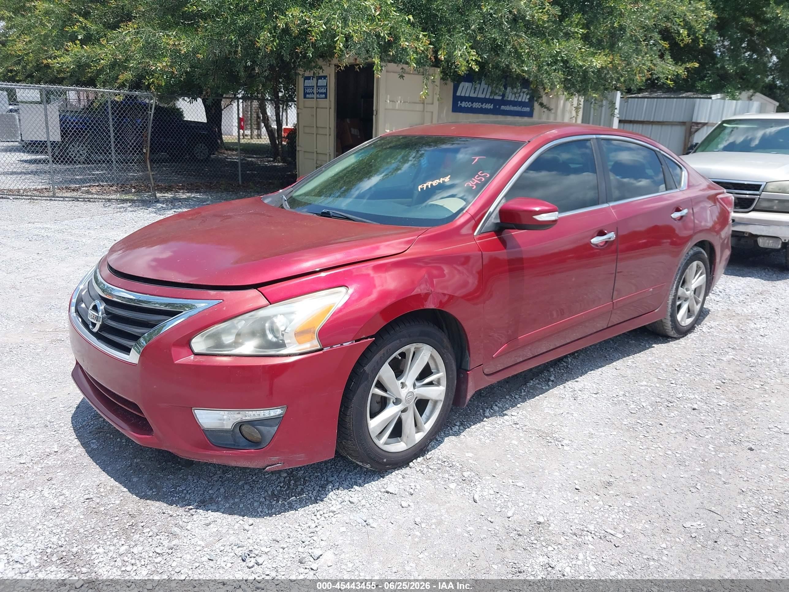 2013 Nissan Altima 2.5 Sl Red vin: 1N4AL3AP0DN430604