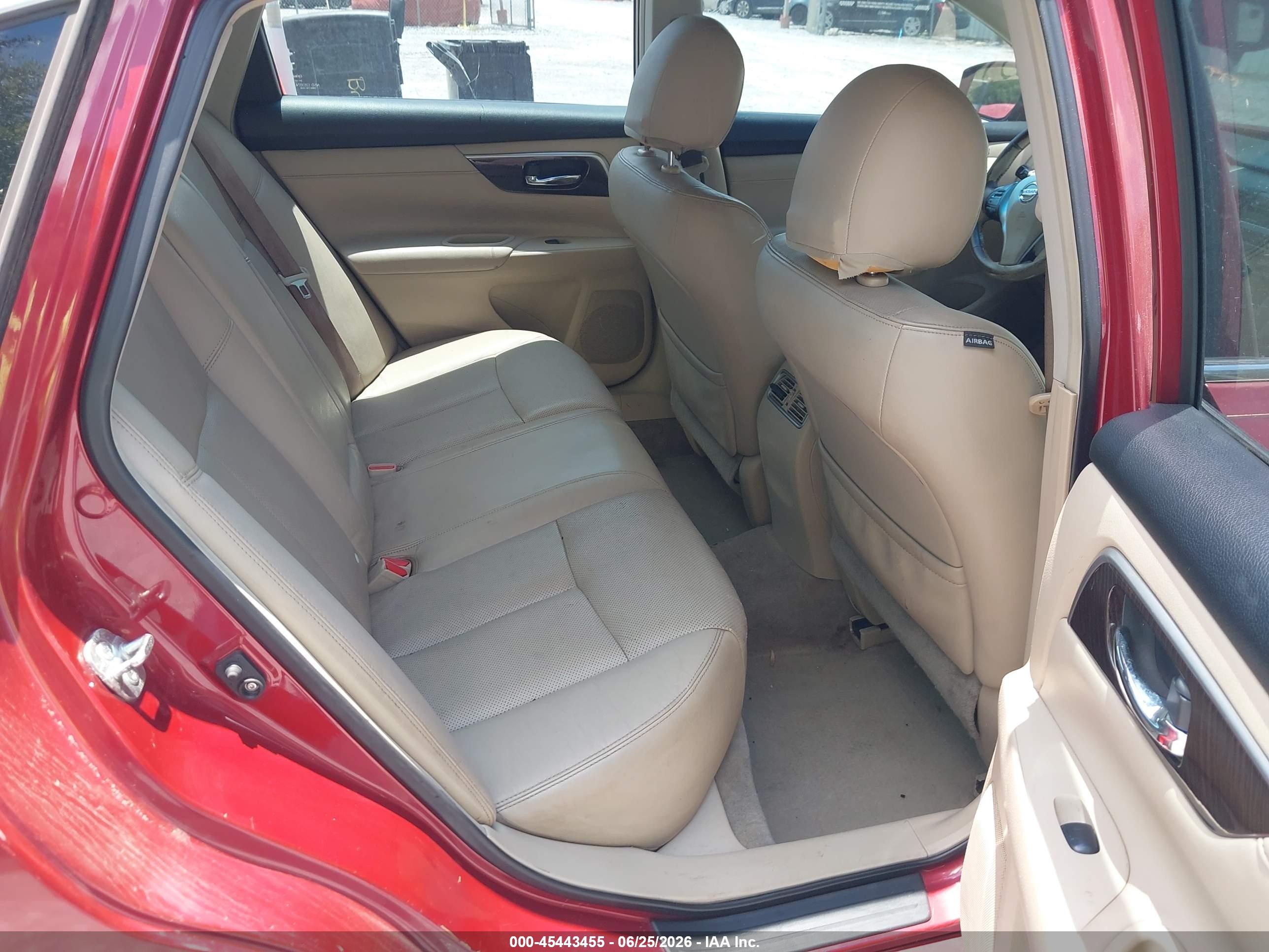2013 Nissan Altima 2.5 Sl Red vin: 1N4AL3AP0DN430604