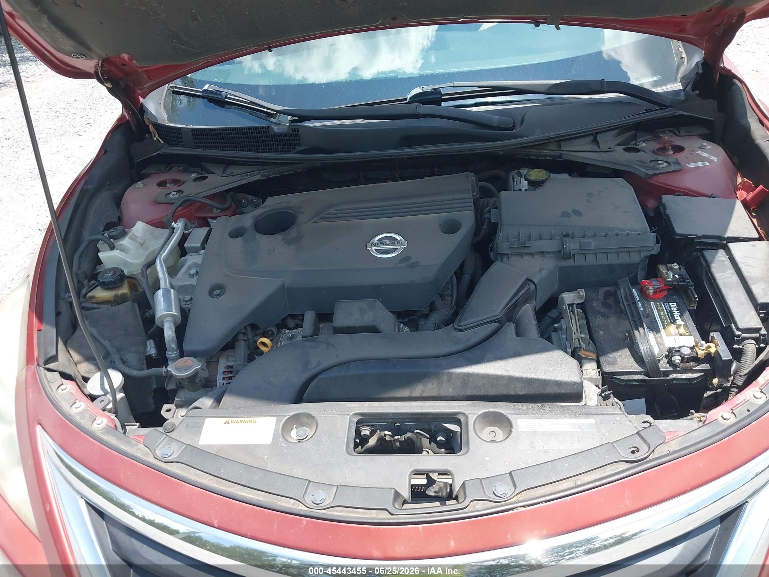 2013 Nissan Altima 2.5 Sl Red vin: 1N4AL3AP0DN430604