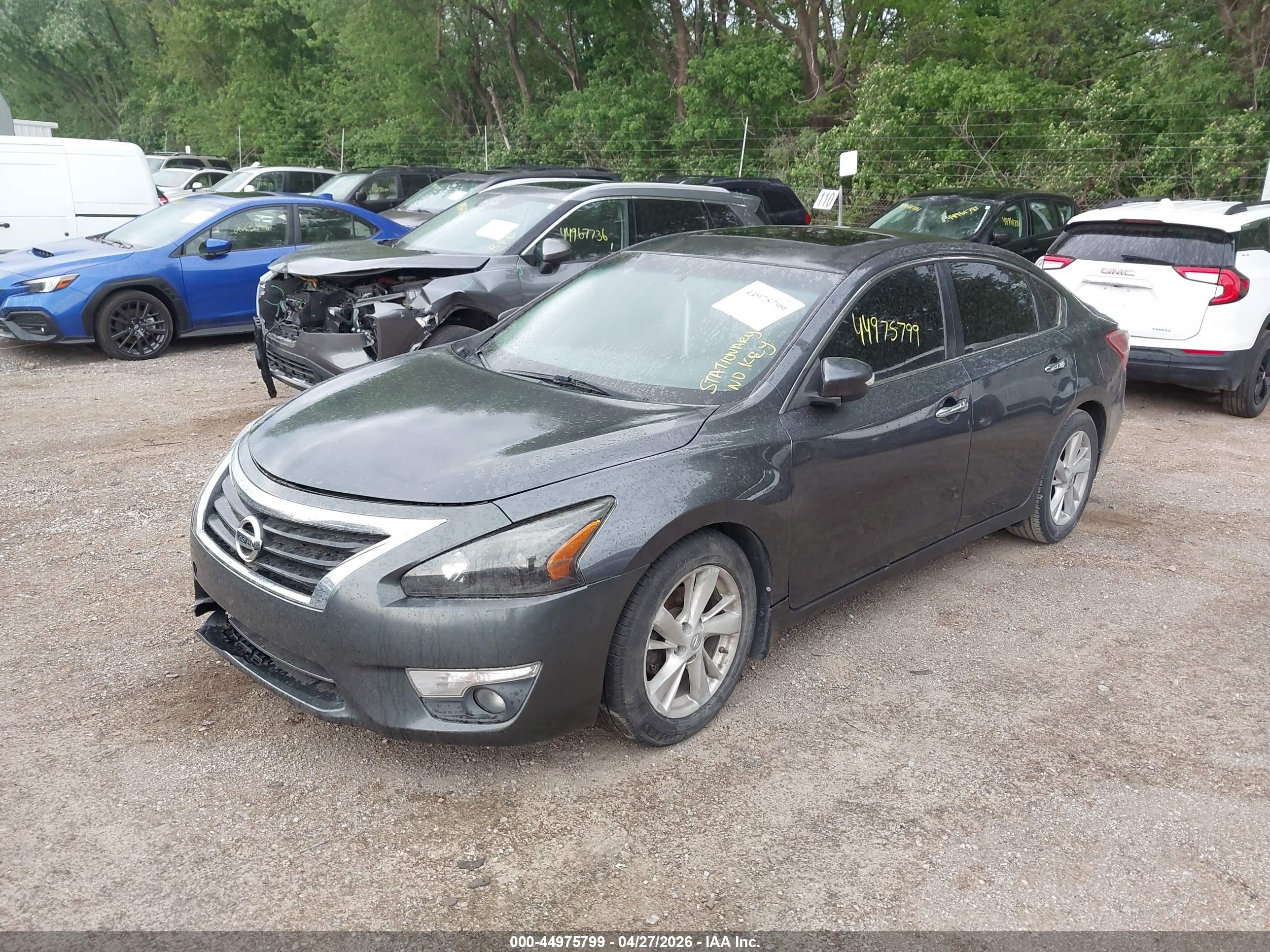 2013 Nissan Altima 2.5 Sl Gray vin: 1N4AL3AP0DN441456