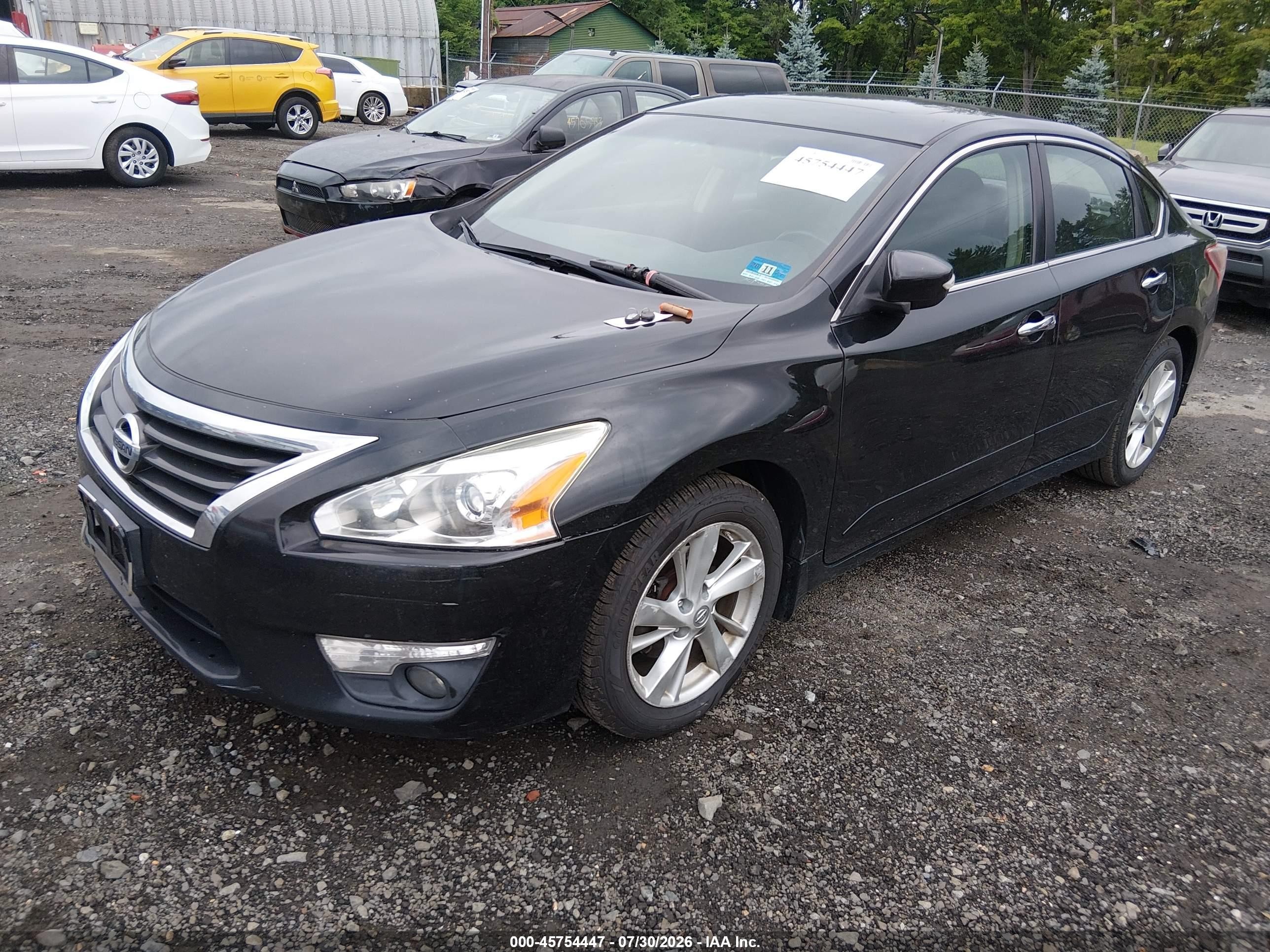 2013 Nissan Altima 2.5 Sv Black vin: 1N4AL3AP0DN455986