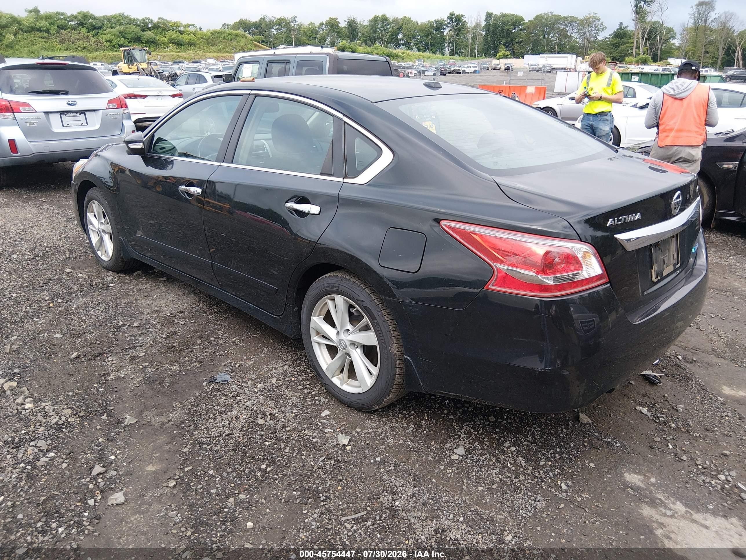 2013 Nissan Altima 2.5 Sv Black vin: 1N4AL3AP0DN455986