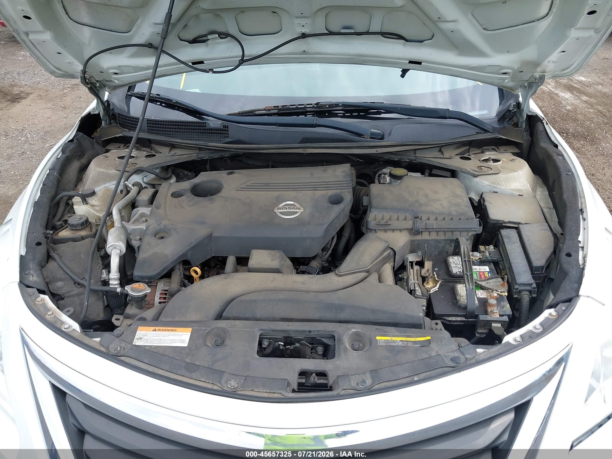 2013 Nissan Altima 2.5 Sl White vin: 1N4AL3AP0DN461657