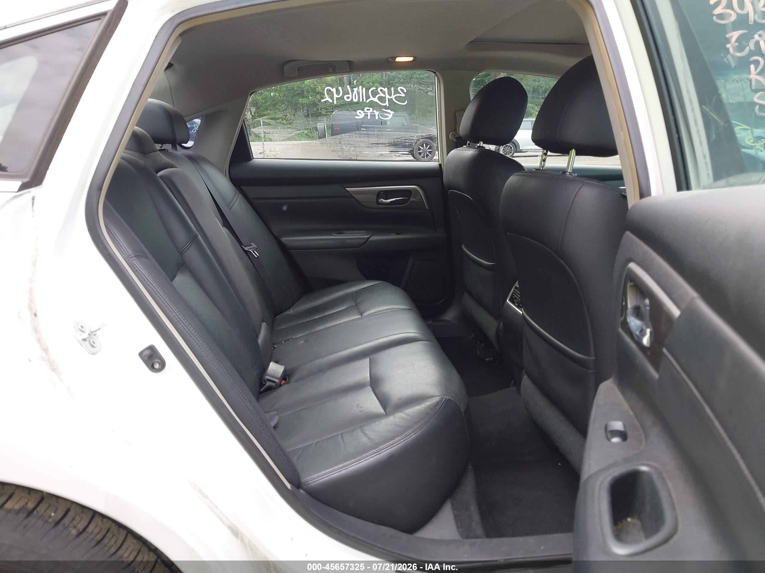 2013 Nissan Altima 2.5 Sl White vin: 1N4AL3AP0DN461657