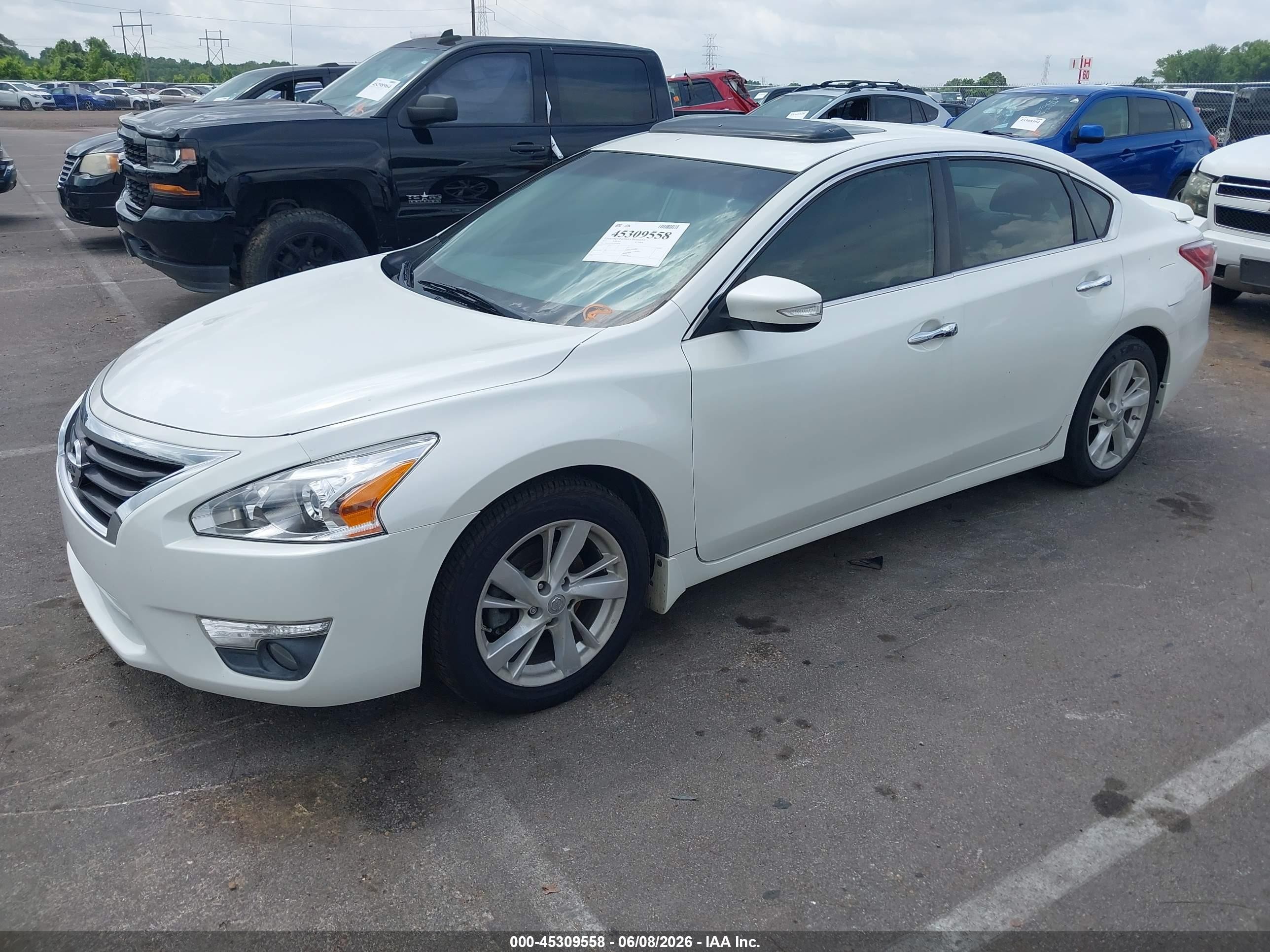 2013 Nissan Altima 2.5 Sl White vin: 1N4AL3AP0DN470858