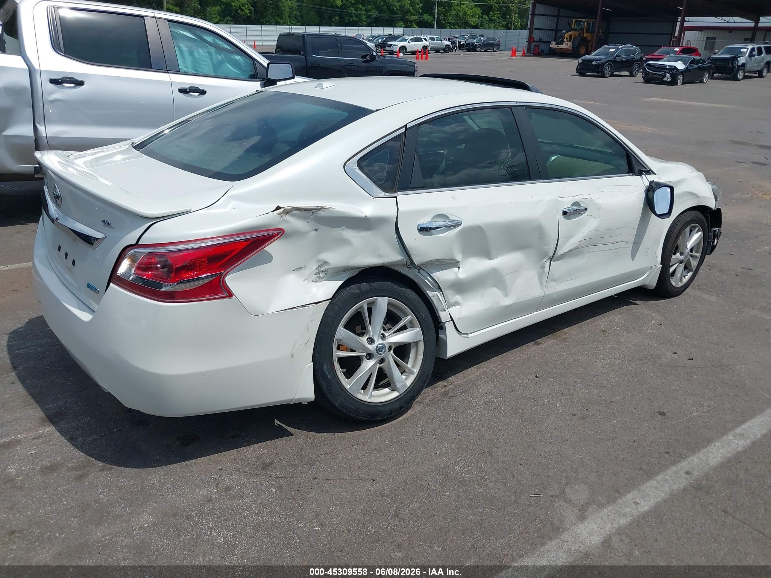 2013 Nissan Altima 2.5 Sl White vin: 1N4AL3AP0DN470858