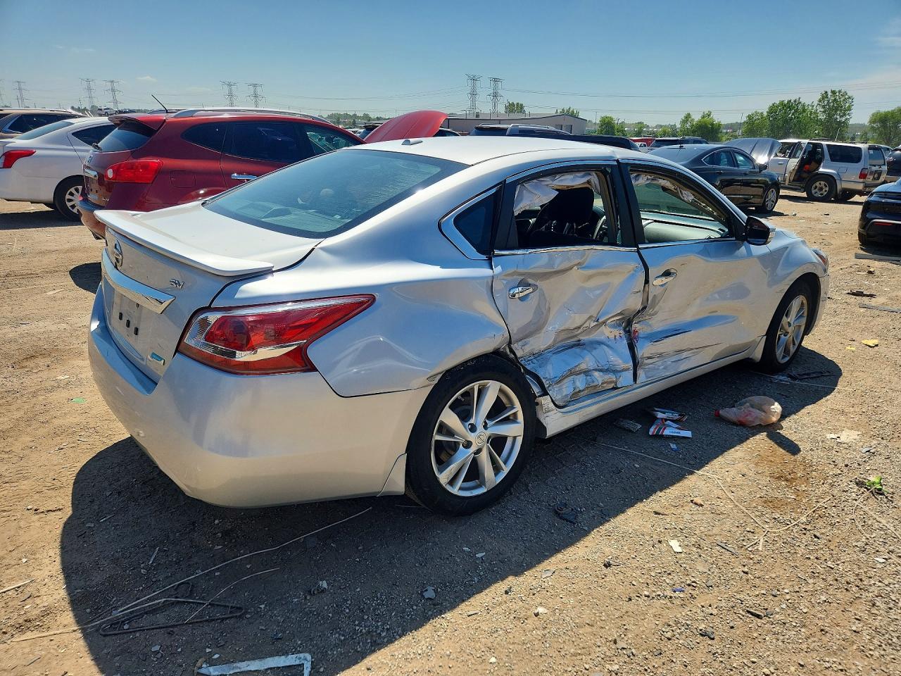 2013 Nissan Altima 2.5 Silver vin: 1N4AL3AP0DN475204