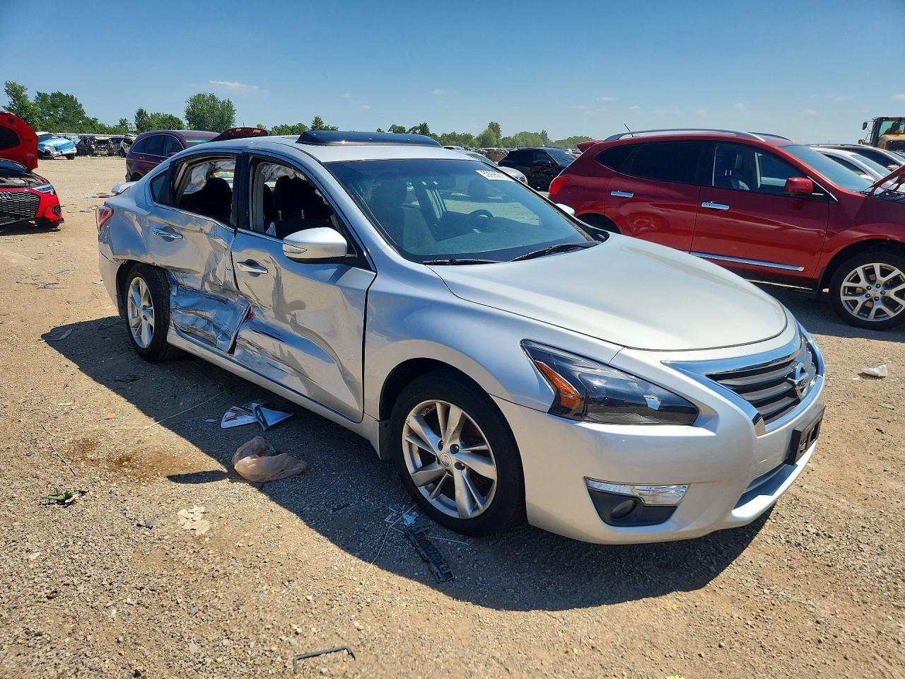 2013 Nissan Altima 2.5 Silver vin: 1N4AL3AP0DN475204