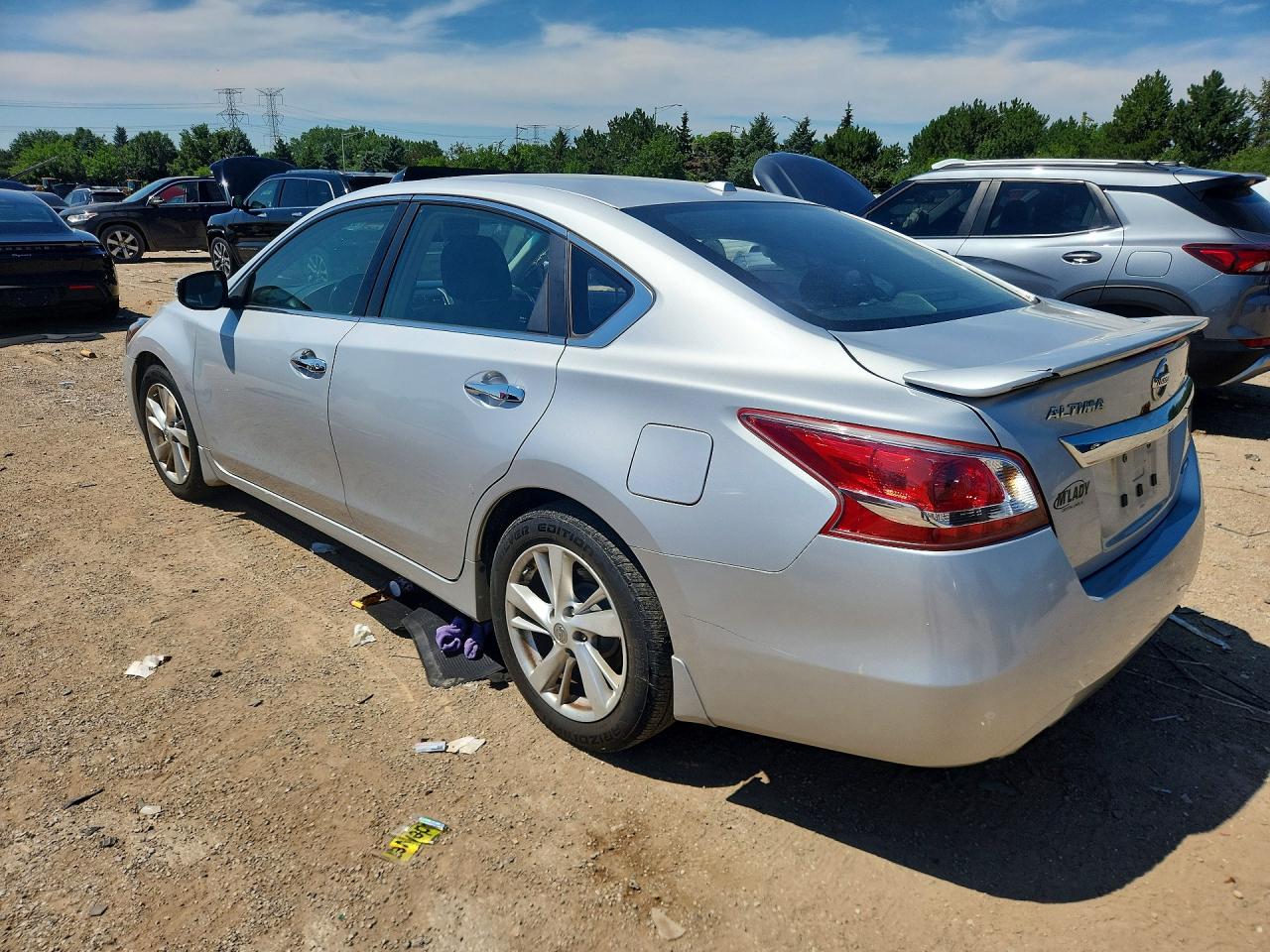 2013 Nissan Altima 2.5 Silver vin: 1N4AL3AP0DN475204