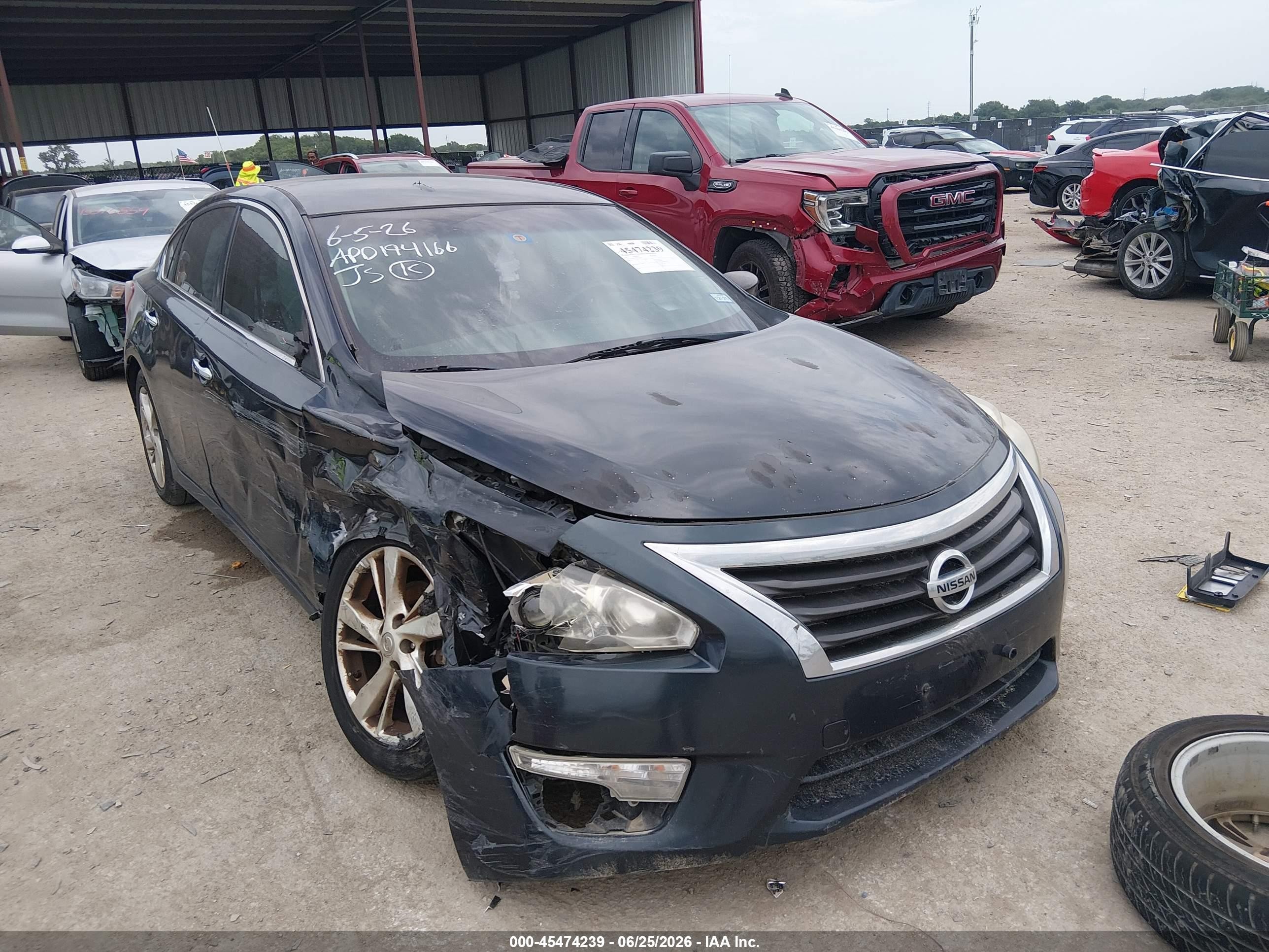 2013 Nissan Altima 2.5 Sv Gray vin: 1N4AL3AP0DN479611