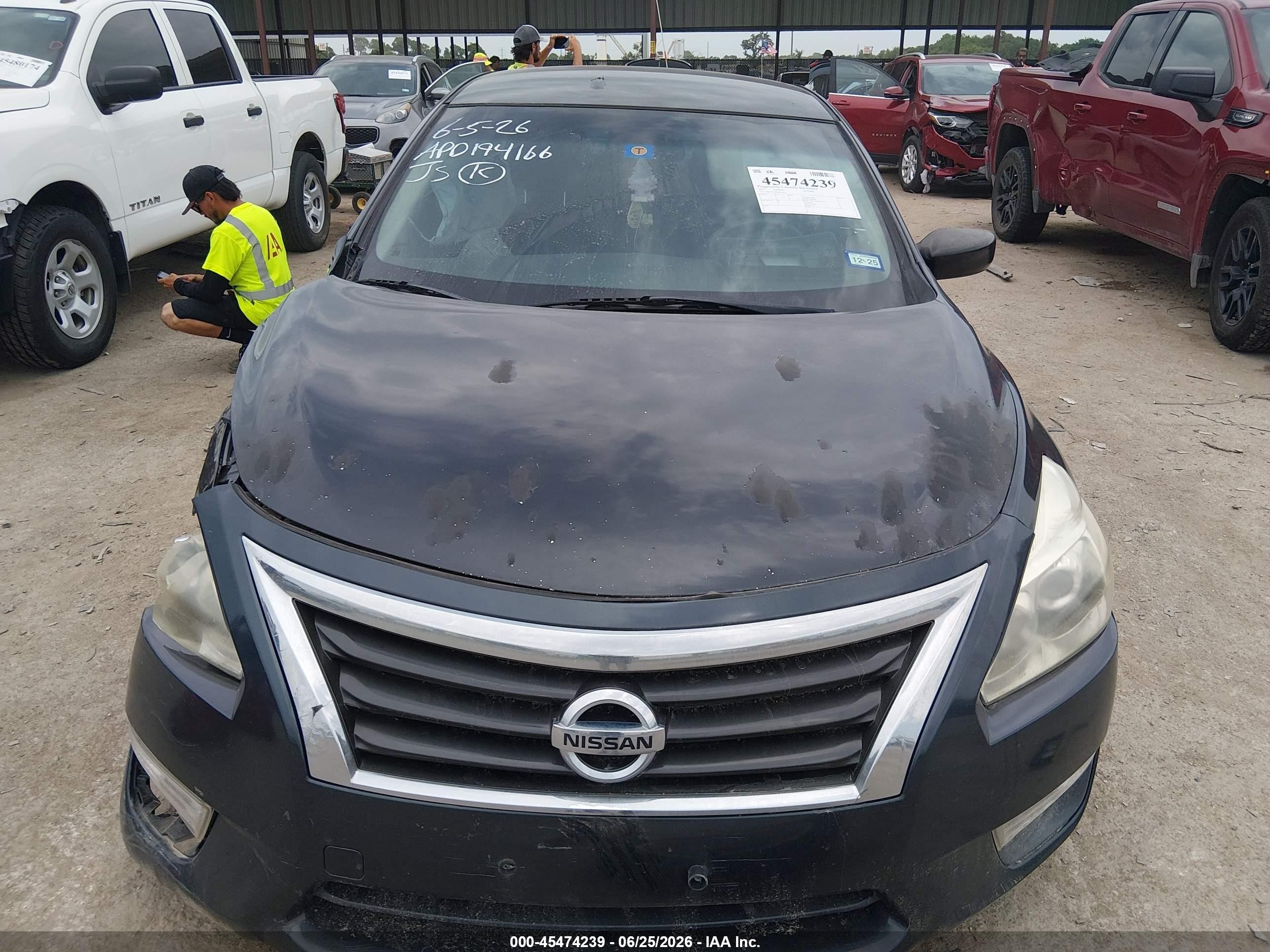 2013 Nissan Altima 2.5 Sv Gray vin: 1N4AL3AP0DN479611