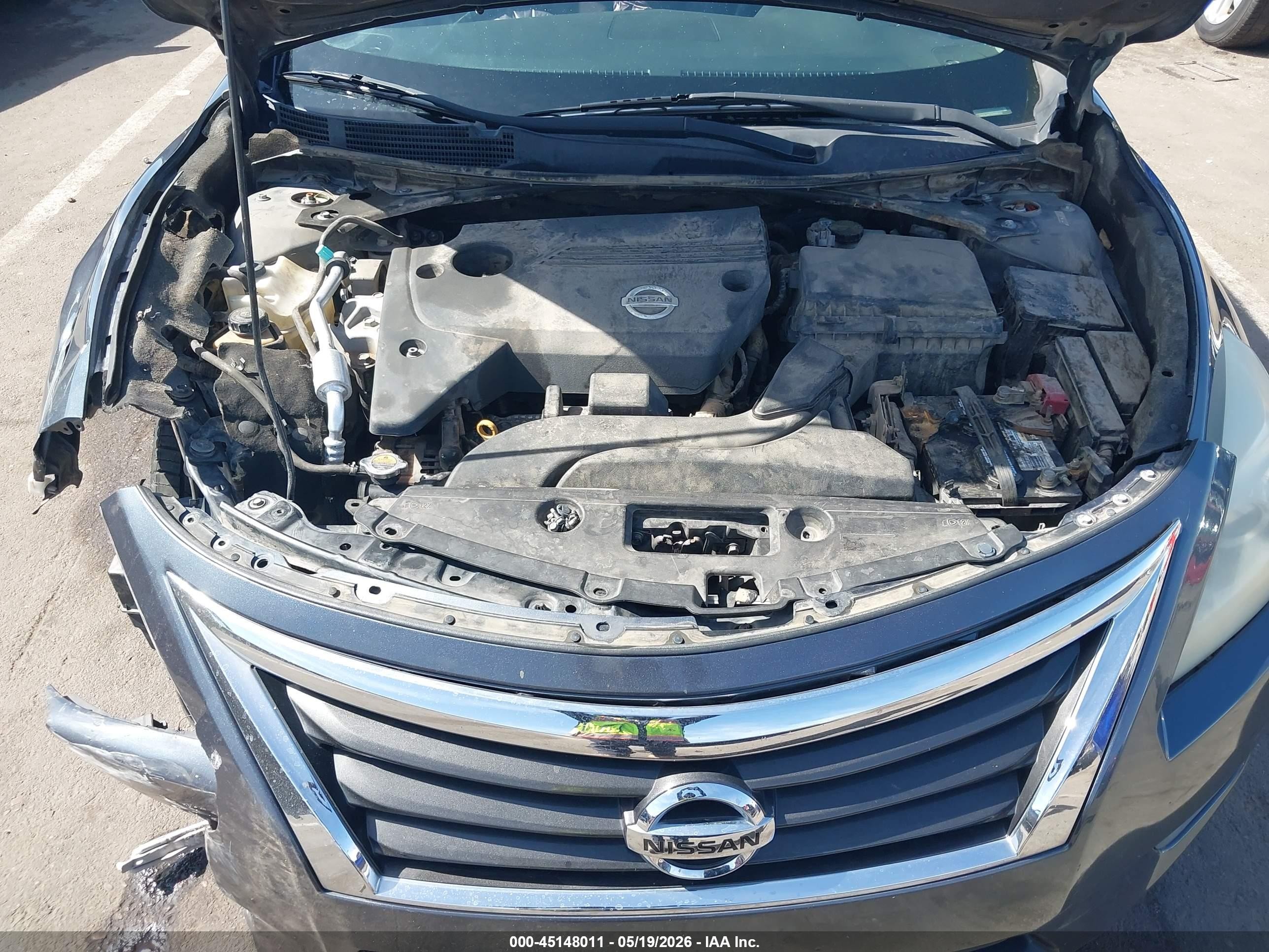2013 Nissan Altima 2.5 S Gray vin: 1N4AL3AP0DN486350
