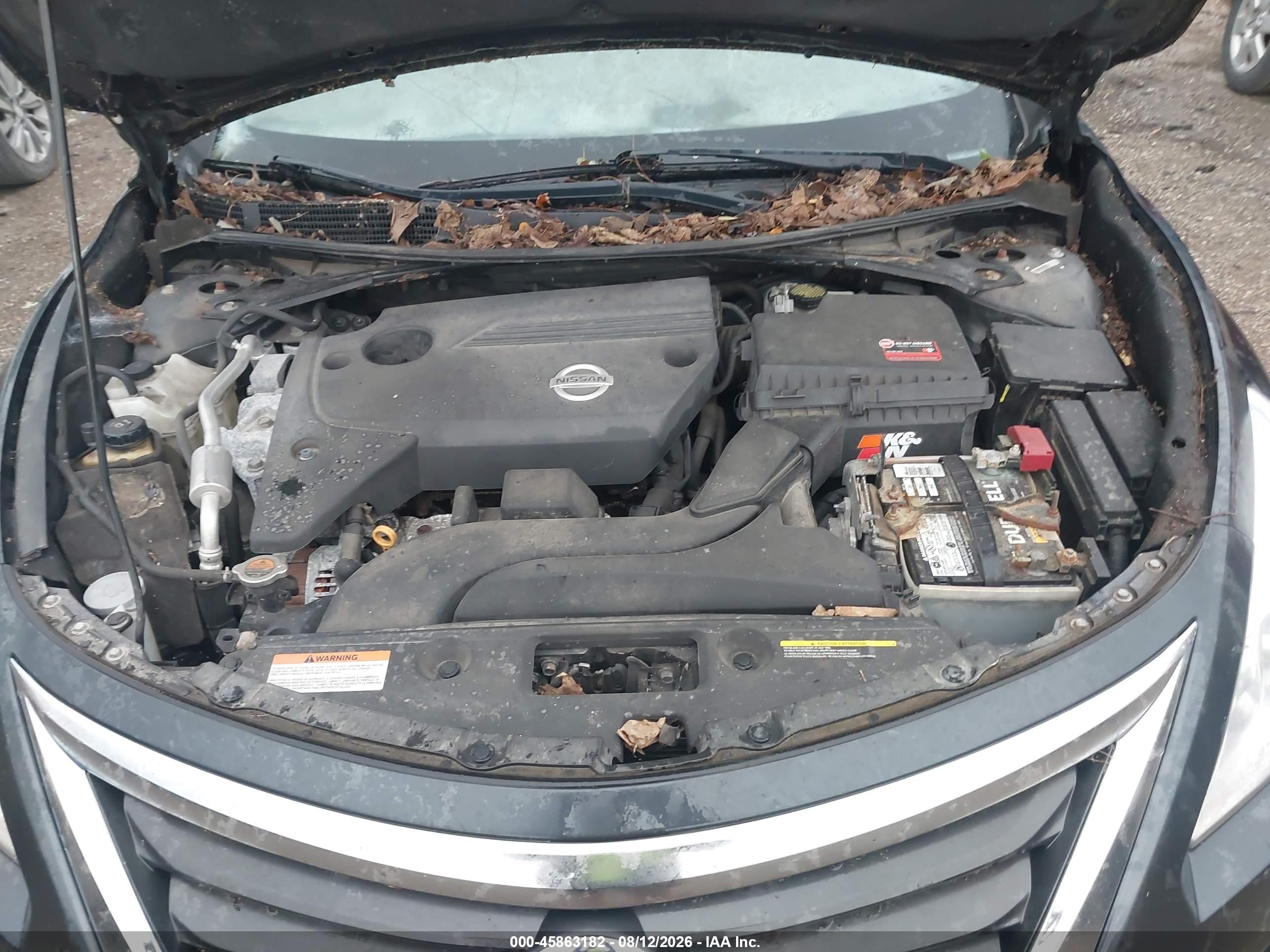 2013 Nissan Altima 2.5 Sv Черный vin: 1N4AL3AP0DN491323