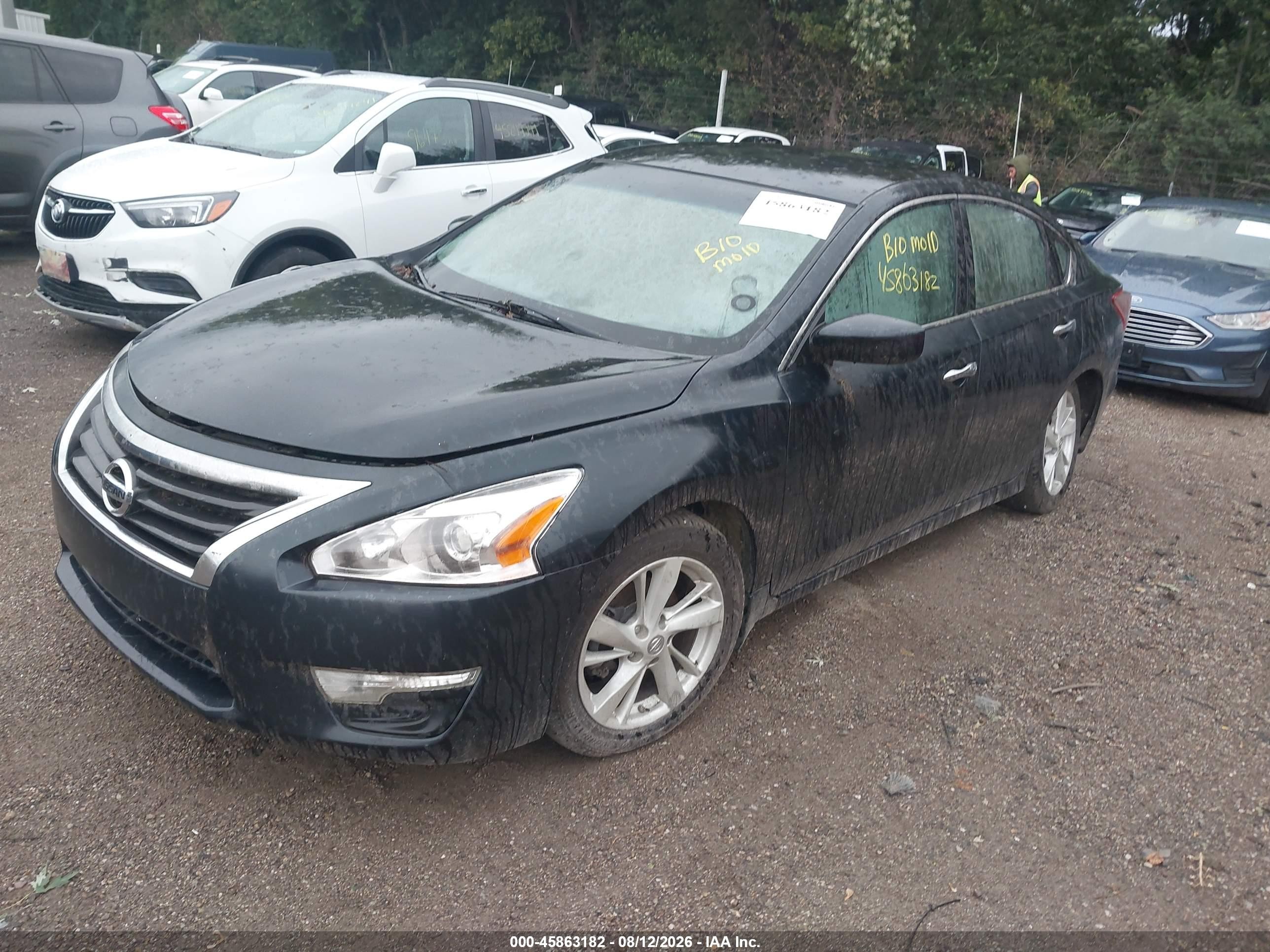 2013 Nissan Altima 2.5 Sv Черный vin: 1N4AL3AP0DN491323