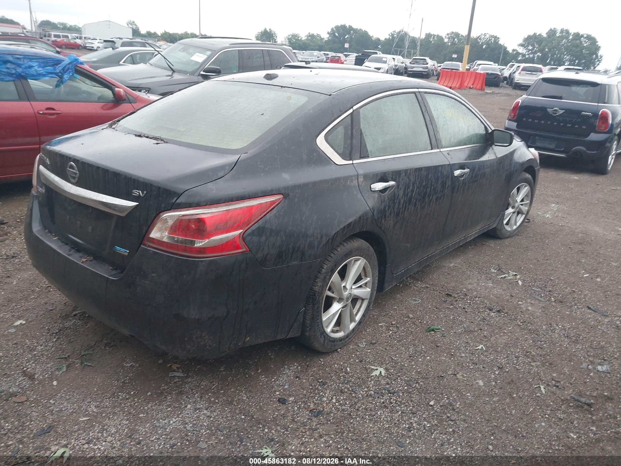 2013 Nissan Altima 2.5 Sv Черный vin: 1N4AL3AP0DN491323