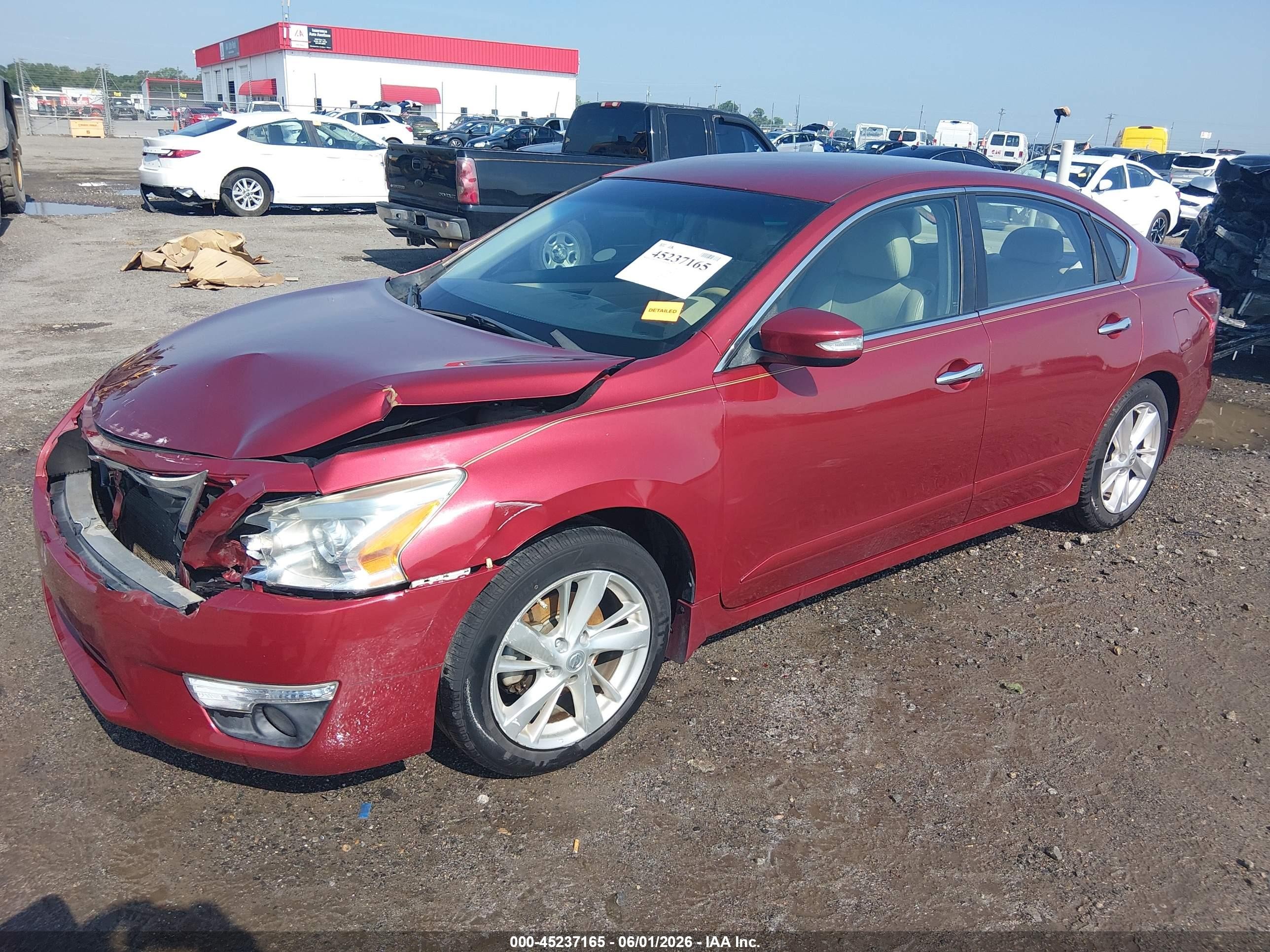 2013 Nissan Altima 2.5 Sl Red vin: 1N4AL3AP0DN507200