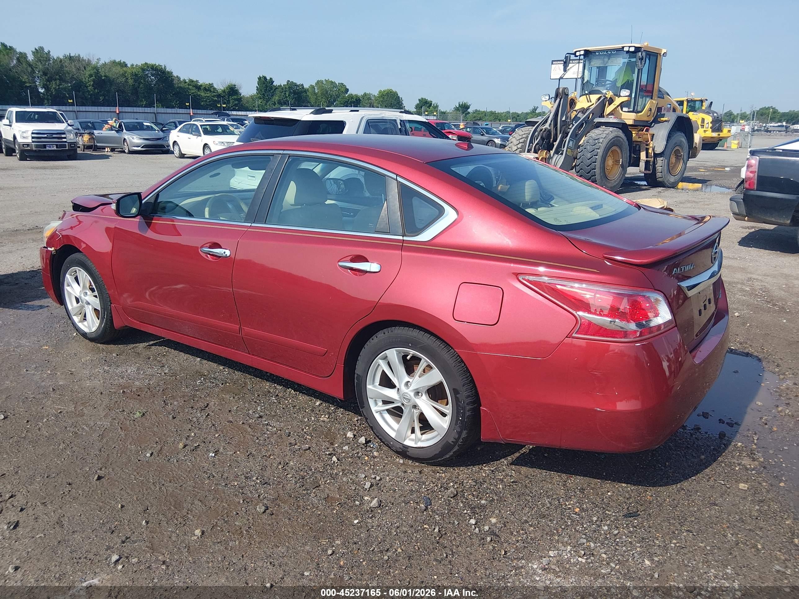 2013 Nissan Altima 2.5 Sl Red vin: 1N4AL3AP0DN507200