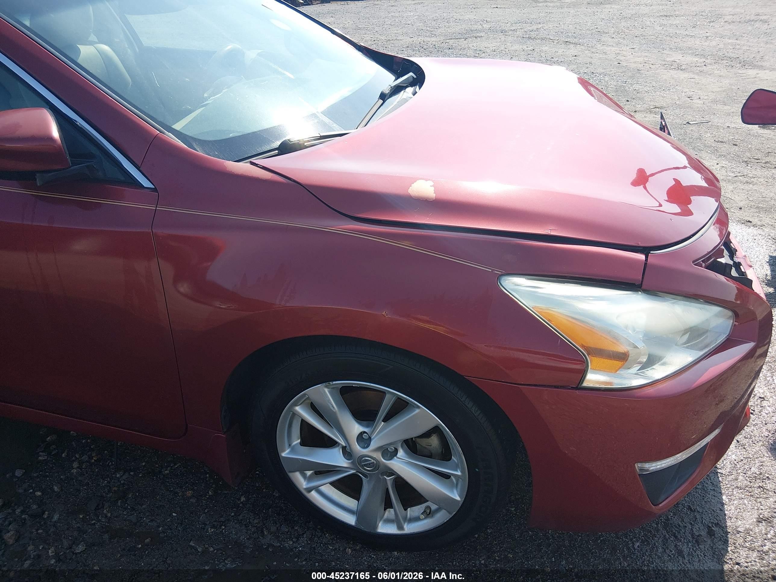 2013 Nissan Altima 2.5 Sl Red vin: 1N4AL3AP0DN507200