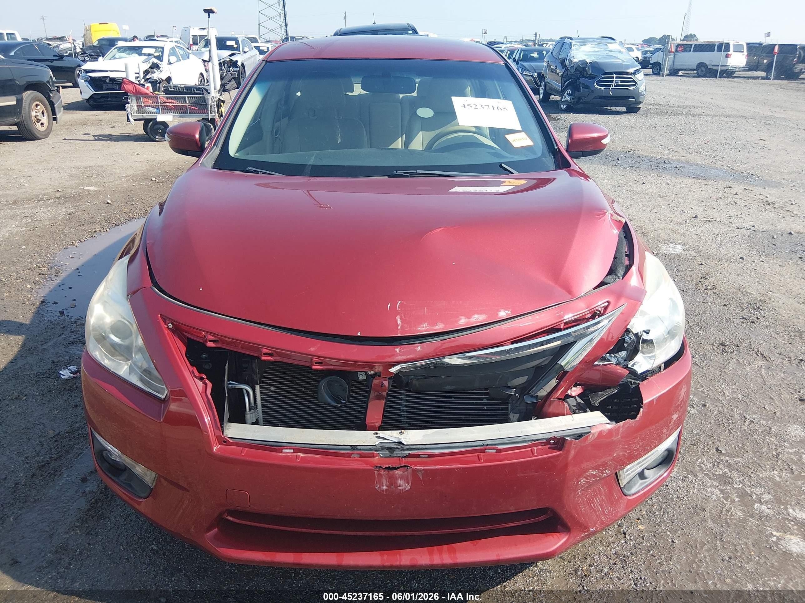 2013 Nissan Altima 2.5 Sl Red vin: 1N4AL3AP0DN507200