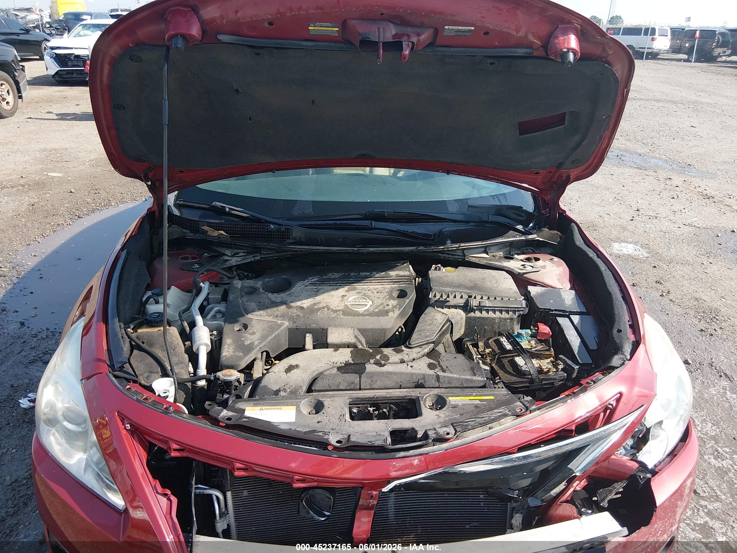 2013 Nissan Altima 2.5 Sl Red vin: 1N4AL3AP0DN507200