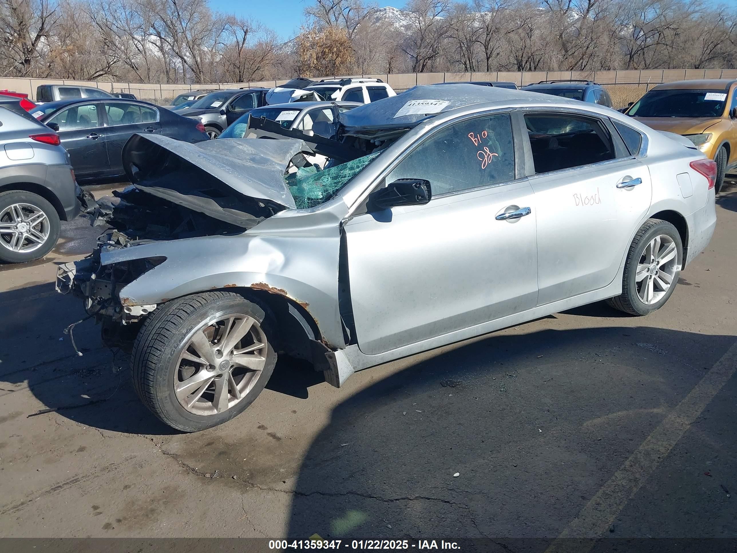 2013 Nissan Altima 2.5 Sv Silver vin: 1N4AL3AP0DN532386