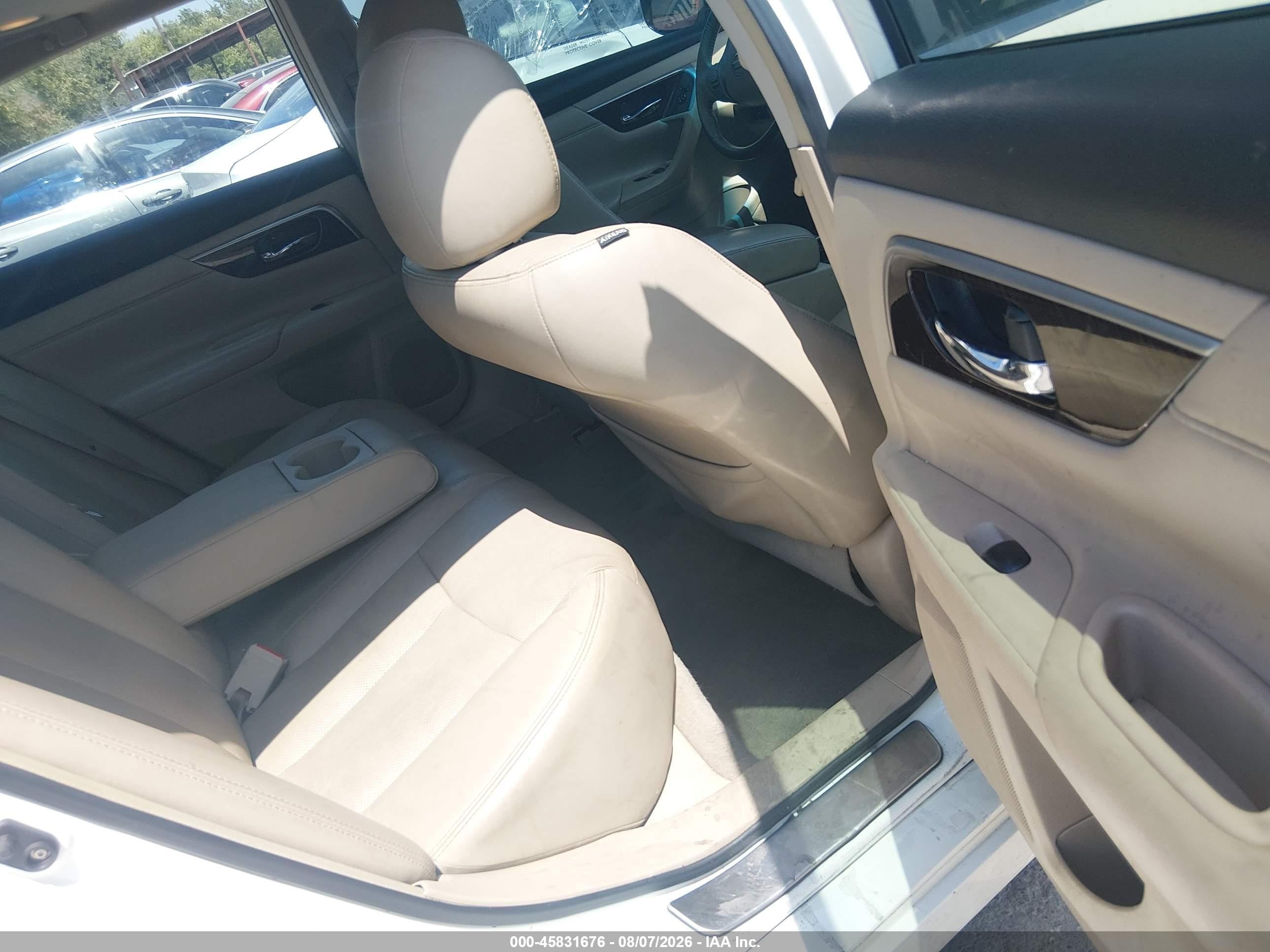 2013 Nissan Altima 2.5 Sl White vin: 1N4AL3AP0DN534817
