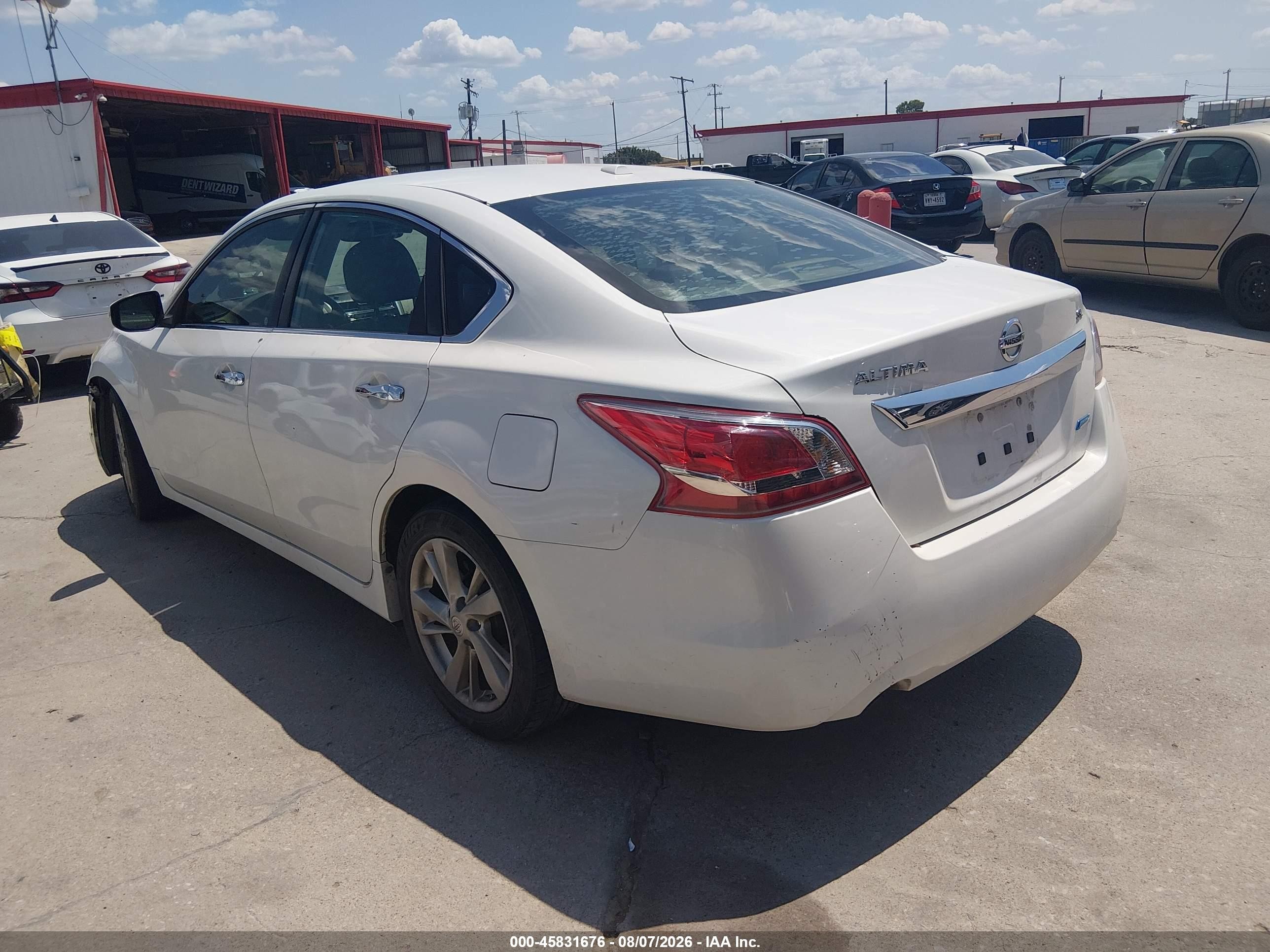 2013 Nissan Altima 2.5 Sl White vin: 1N4AL3AP0DN534817