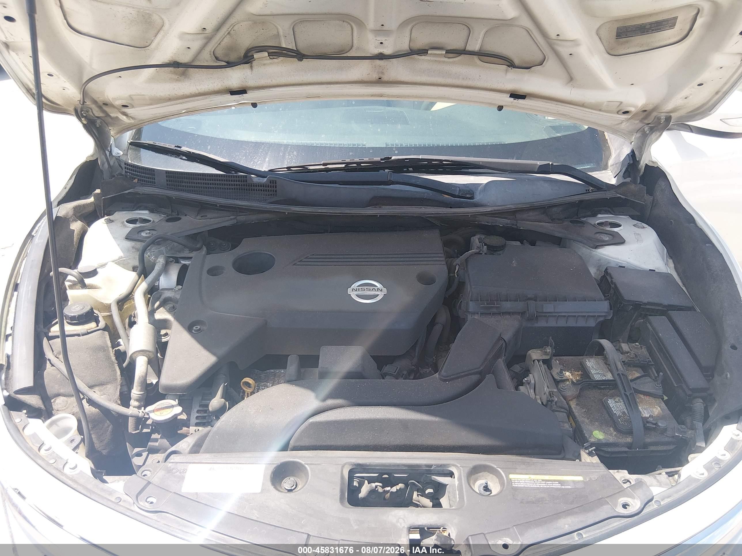 2013 Nissan Altima 2.5 Sl White vin: 1N4AL3AP0DN534817