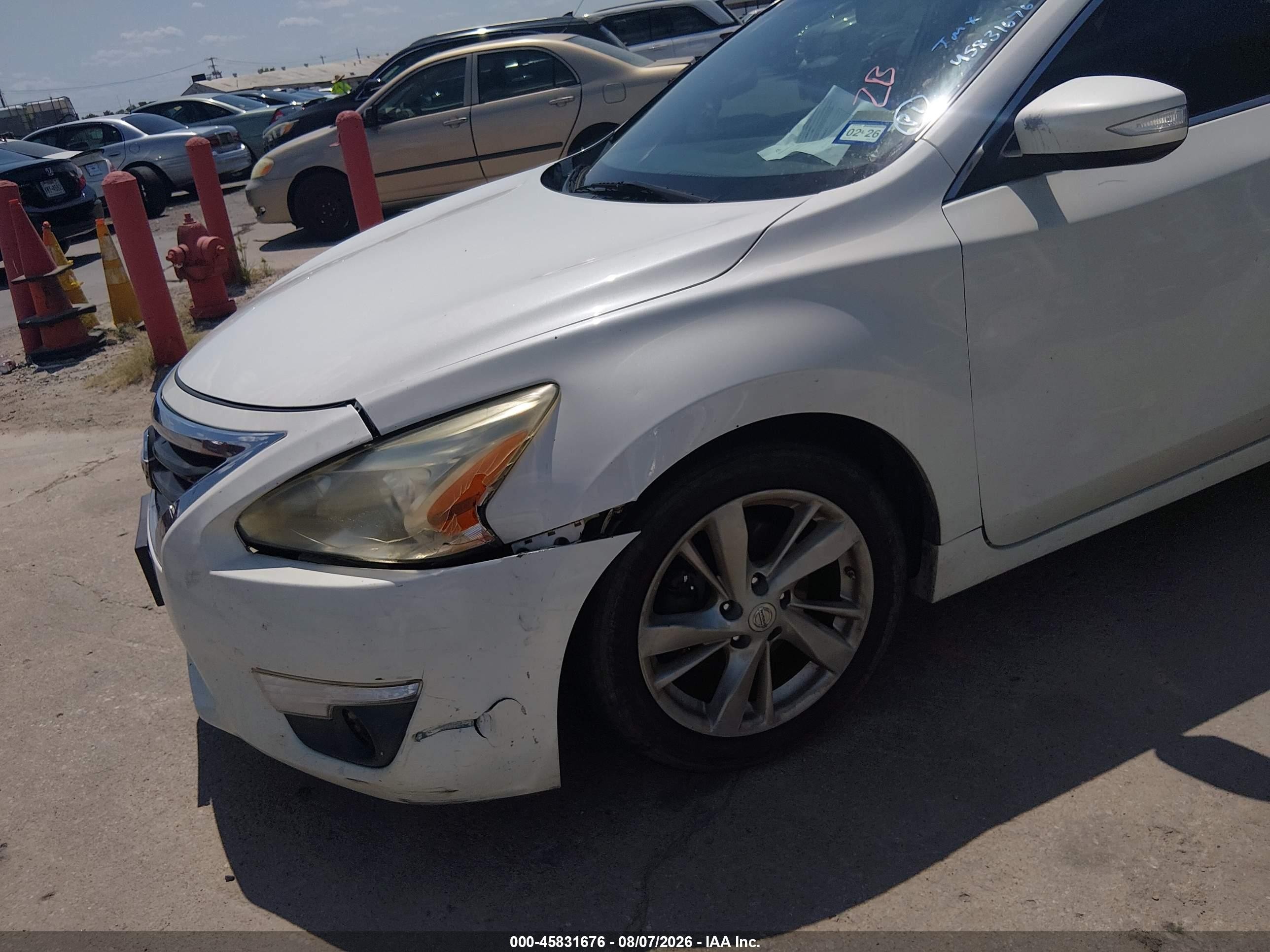 2013 Nissan Altima 2.5 Sl White vin: 1N4AL3AP0DN534817