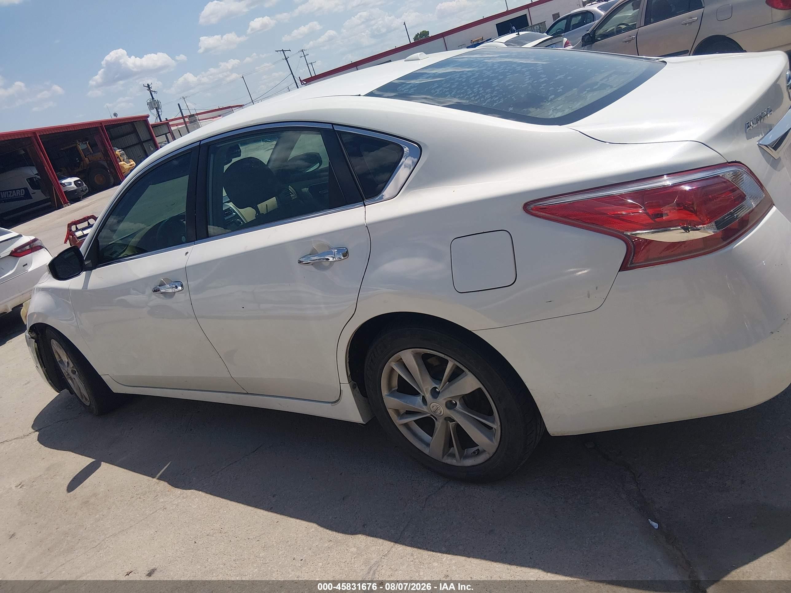 2013 Nissan Altima 2.5 Sl White vin: 1N4AL3AP0DN534817