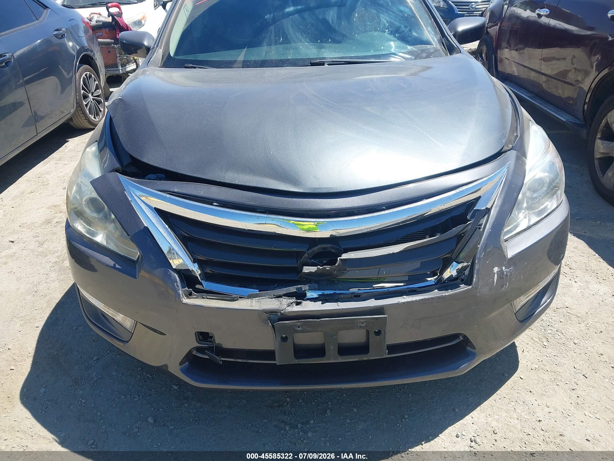 2013 Nissan Altima 2.5 Sv Серый vin: 1N4AL3AP0DN537376