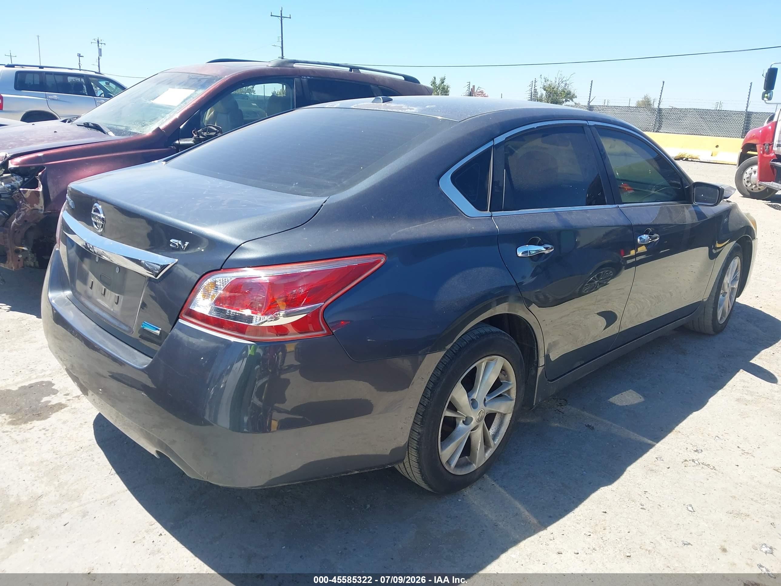 2013 Nissan Altima 2.5 Sv Серый vin: 1N4AL3AP0DN537376