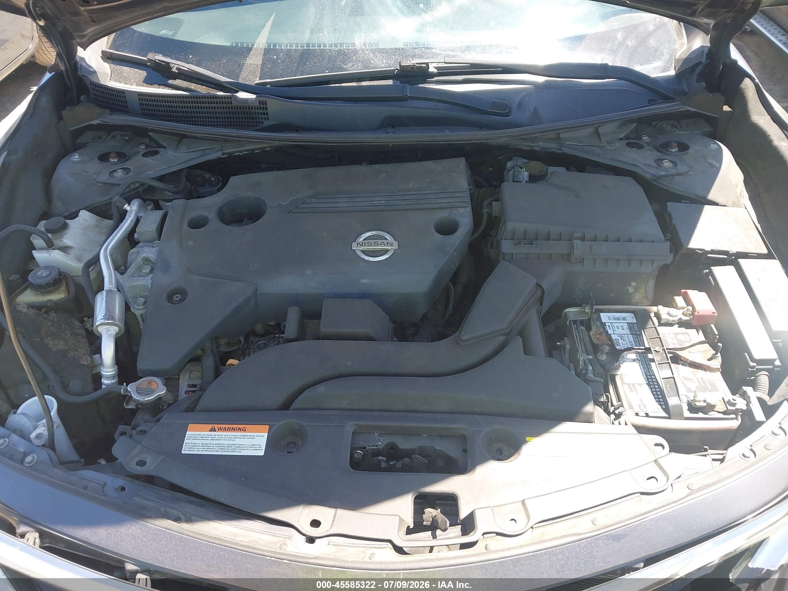 2013 Nissan Altima 2.5 Sv Серый vin: 1N4AL3AP0DN537376